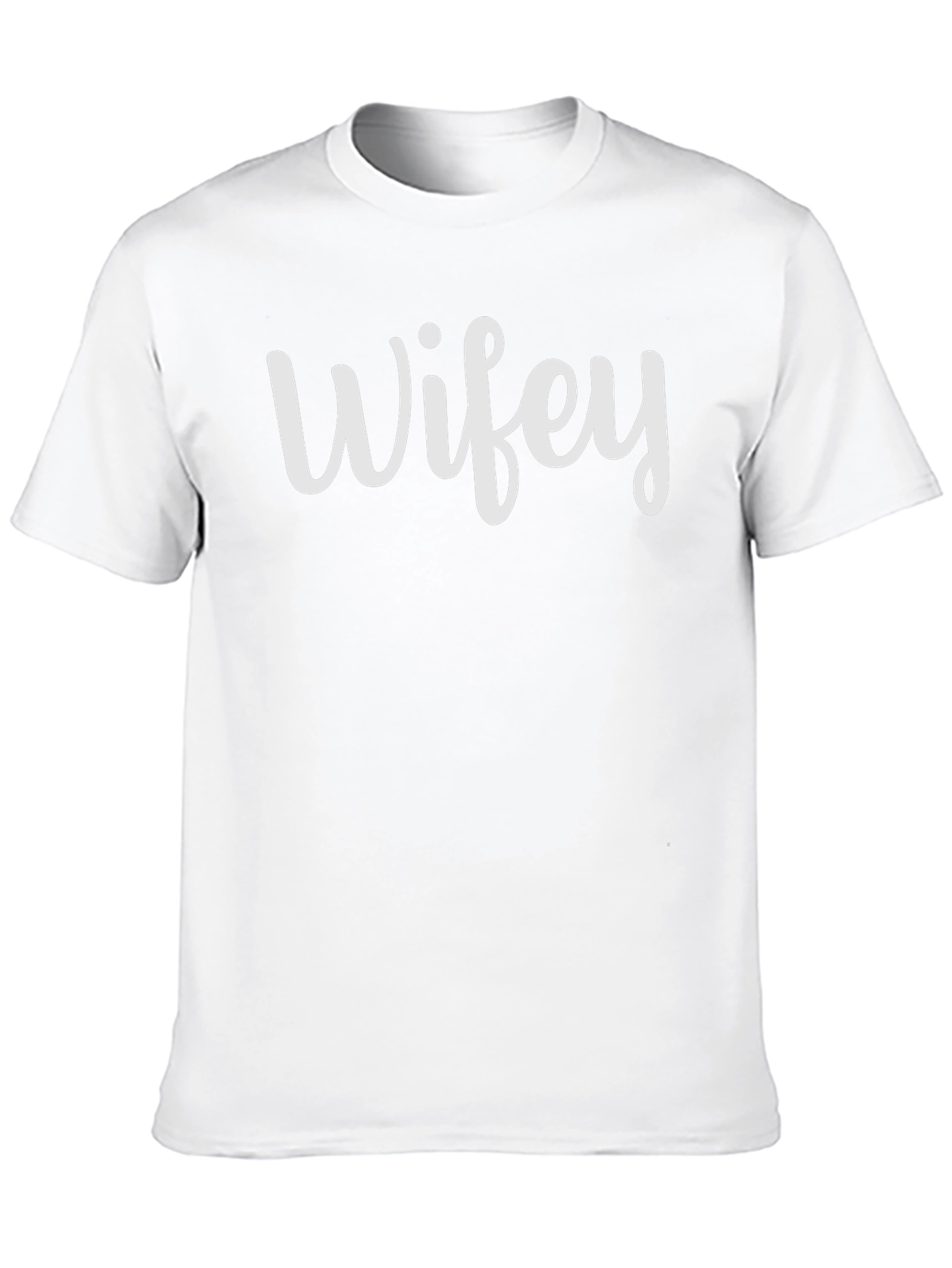Wifey Graphic T-Shirt - Casual Black Tee