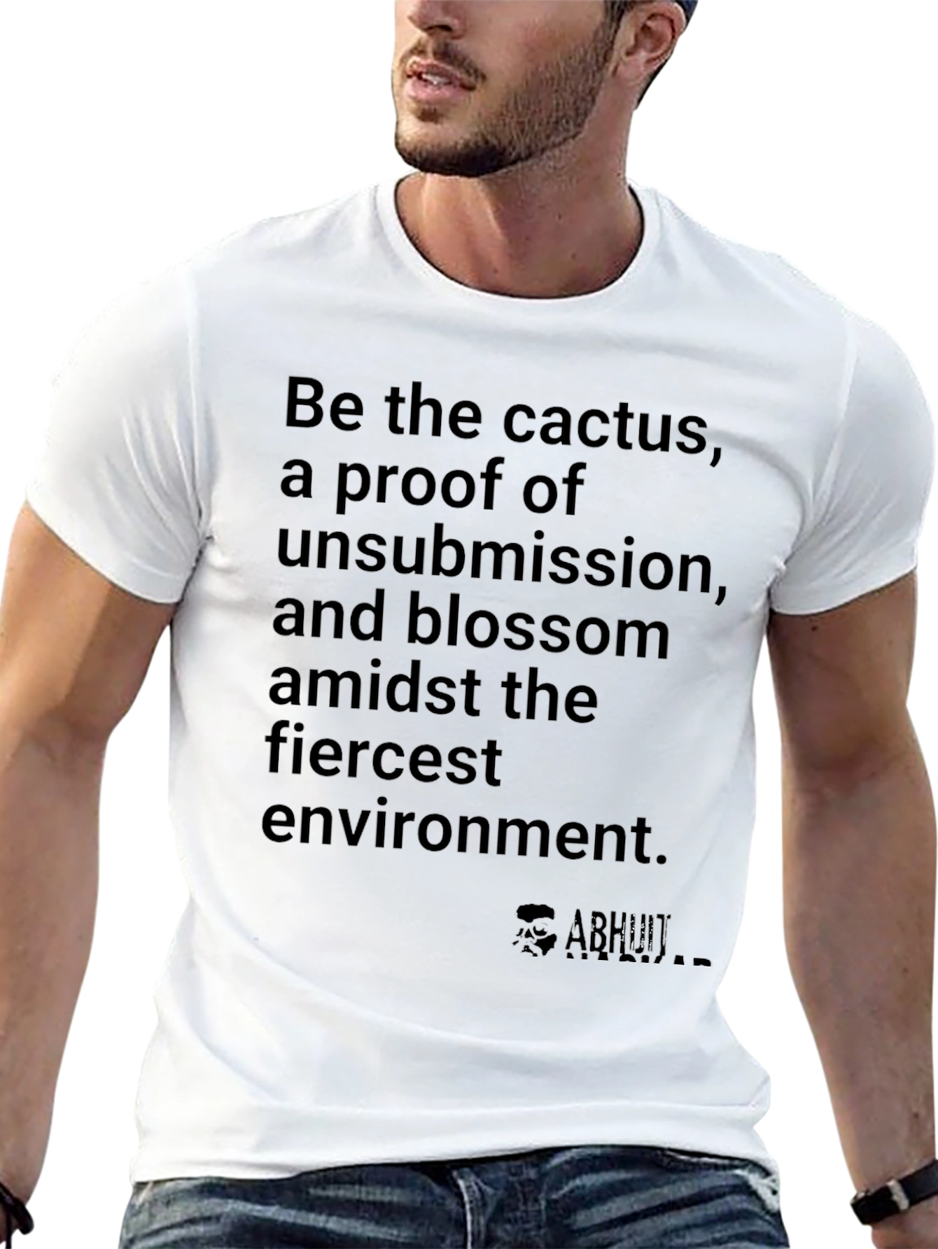 Resilient Cactus Blossom T-Shirt - Embrace the Fierce!