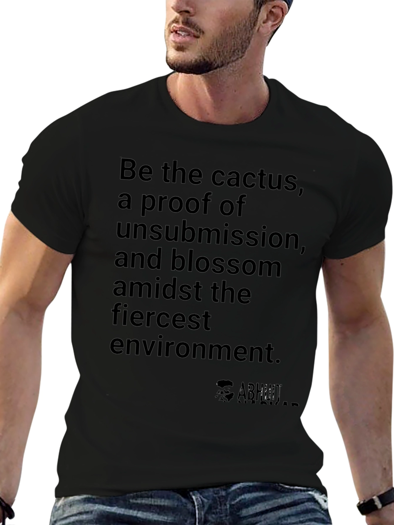 Resilient Cactus Blossom T-Shirt - Embrace the Fierce!