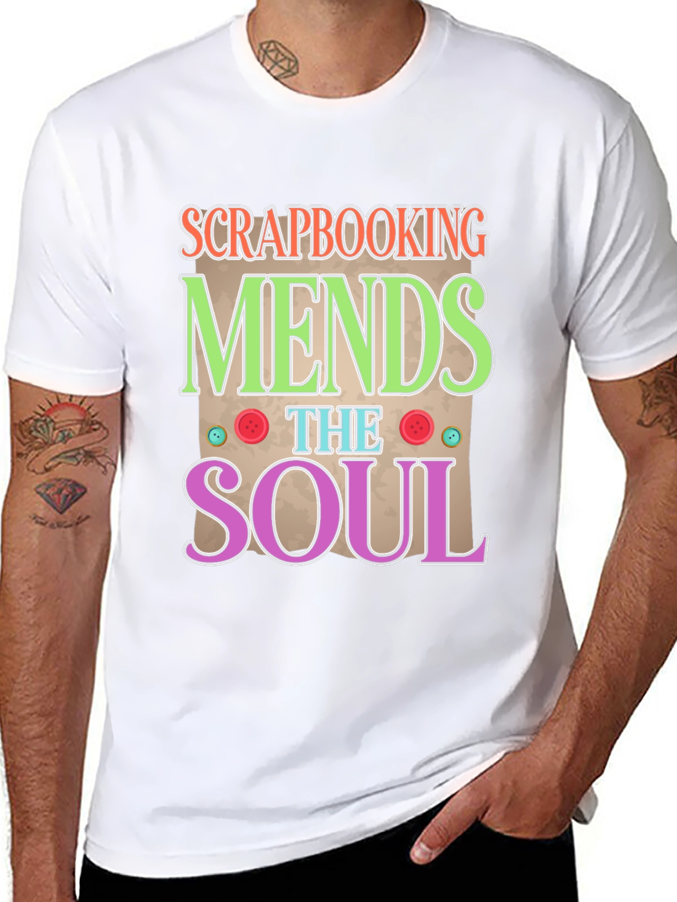 Scrapbooking Mends the Soul Graphic Tee