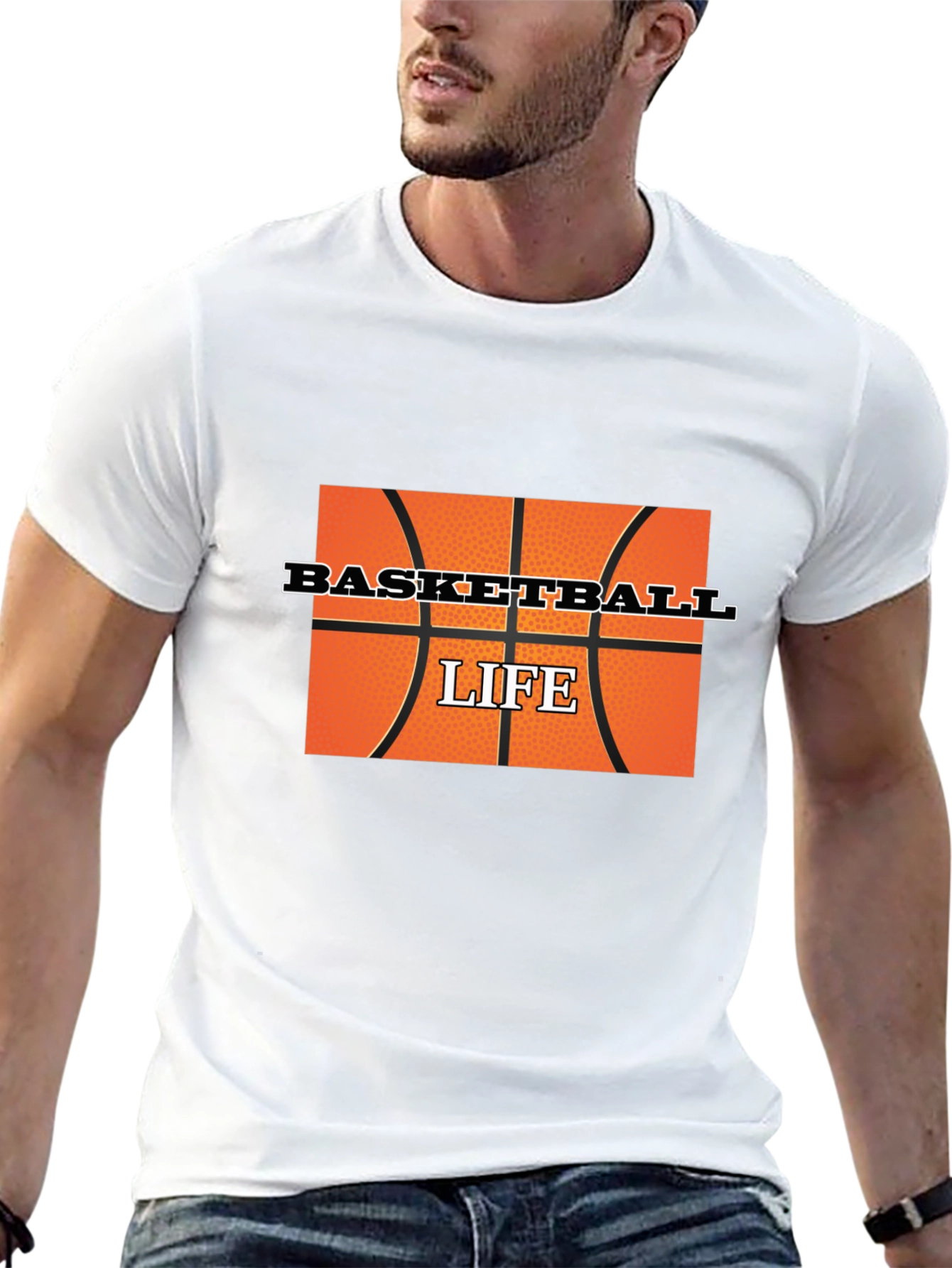 Basketball Life Graphic T-Shirt