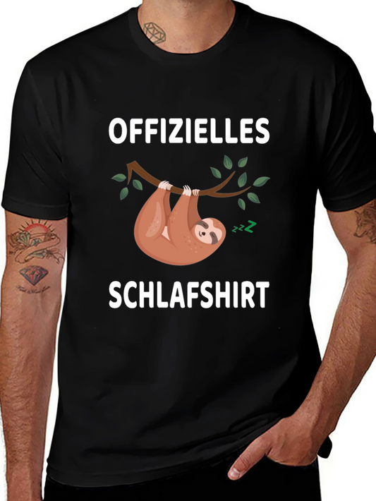 Official Sleep Shirt - Funny Sloth Graphic Tee
