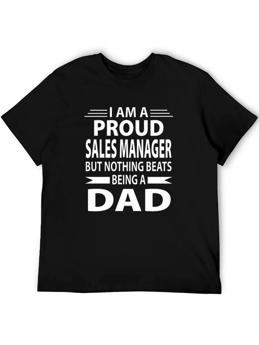 Proud Sales Manager Dad T-Shirt
