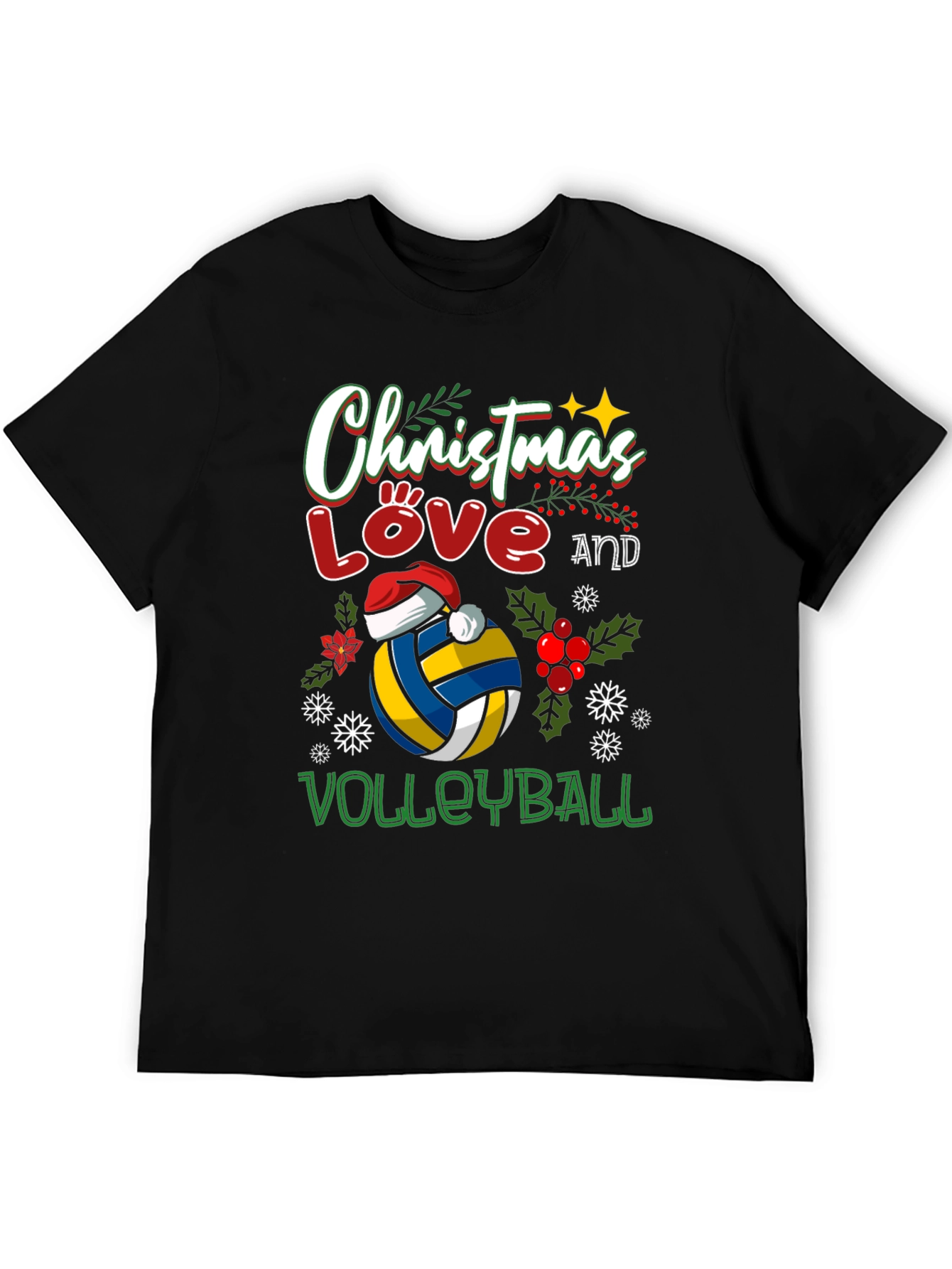 Christmas Love Volleyball T-Shirt