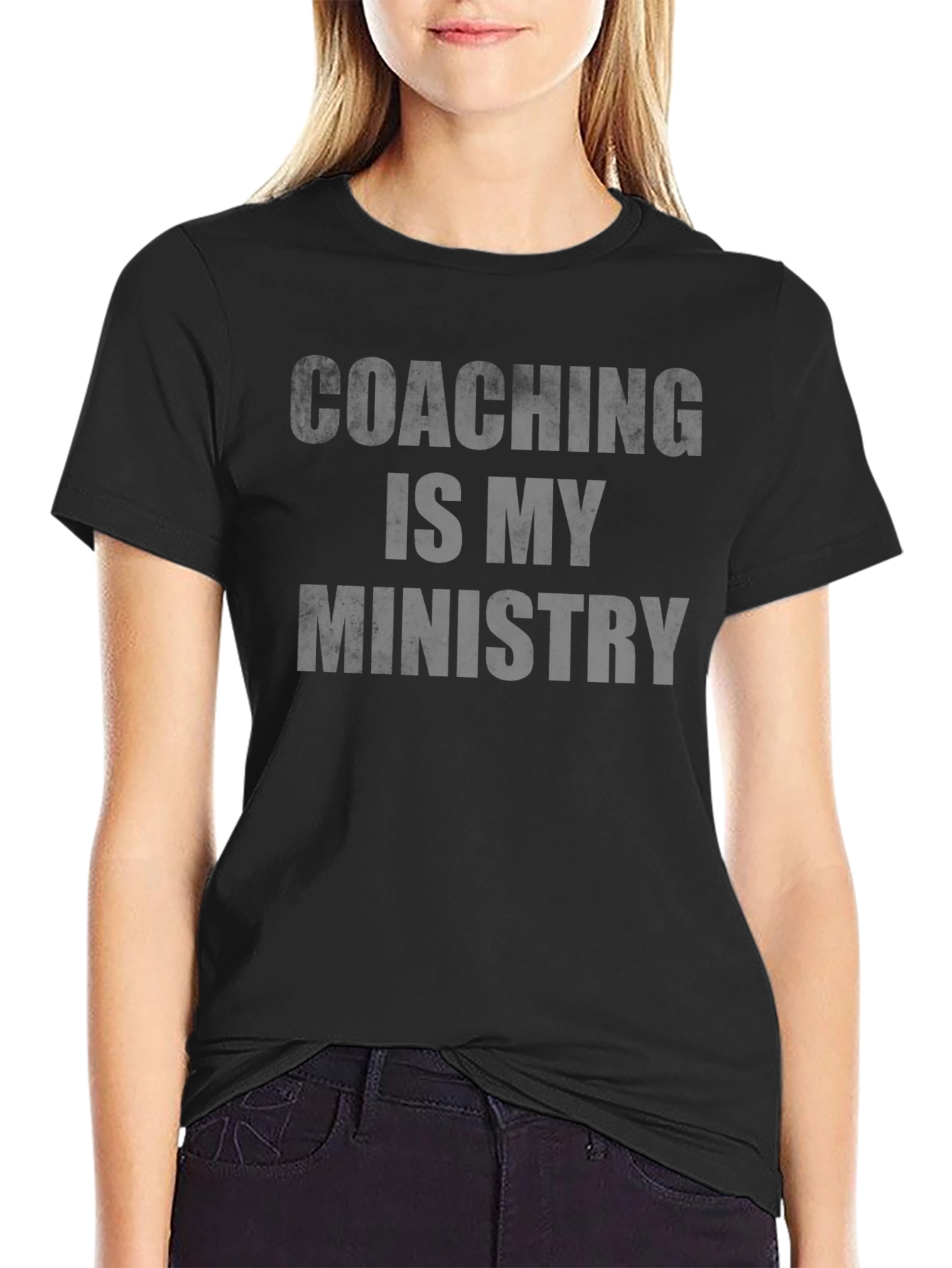 Coaching Is My Ministry T-Shirt - Black