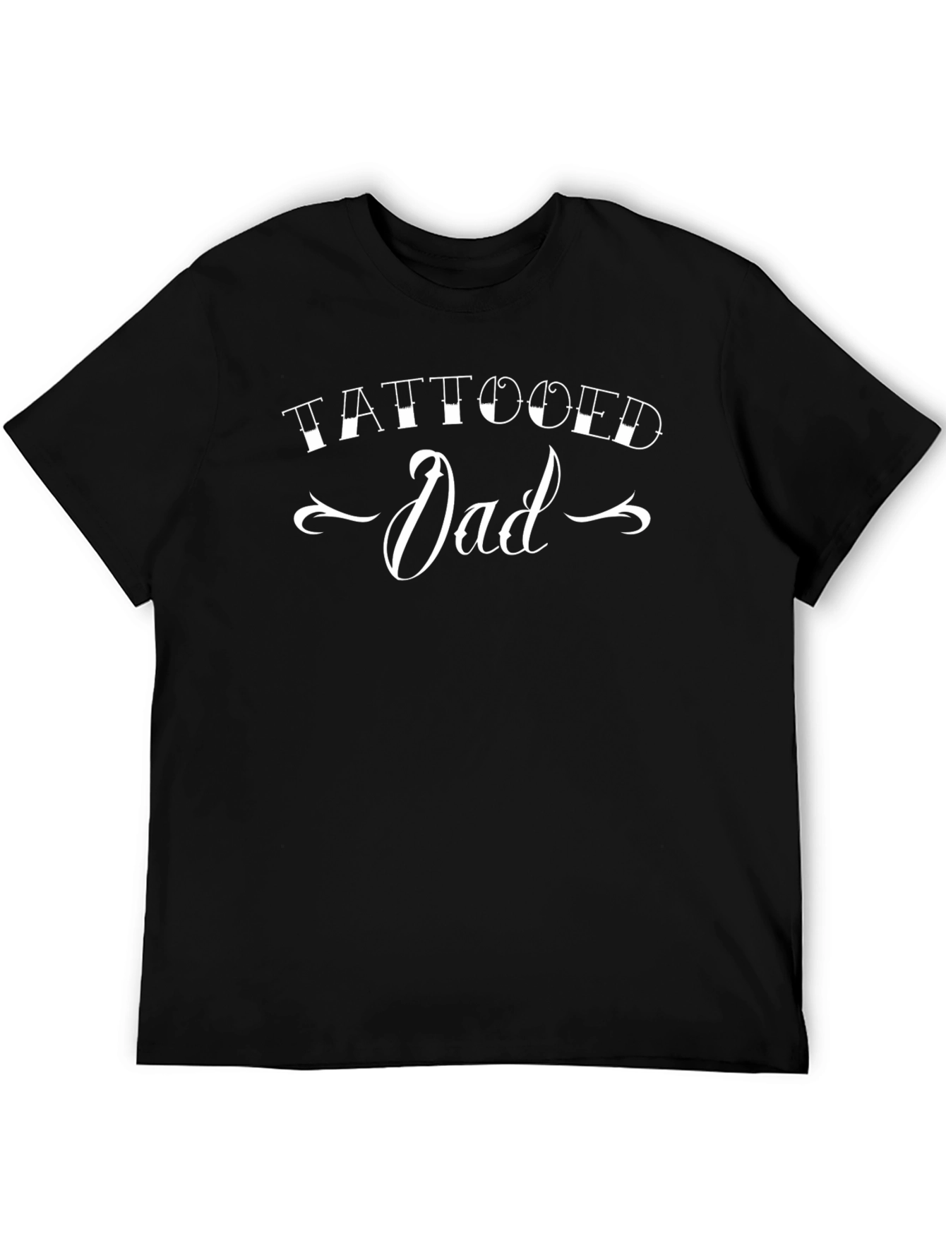 Tattooed Dad Graphic Tee - Cool Fathers Day Shirt