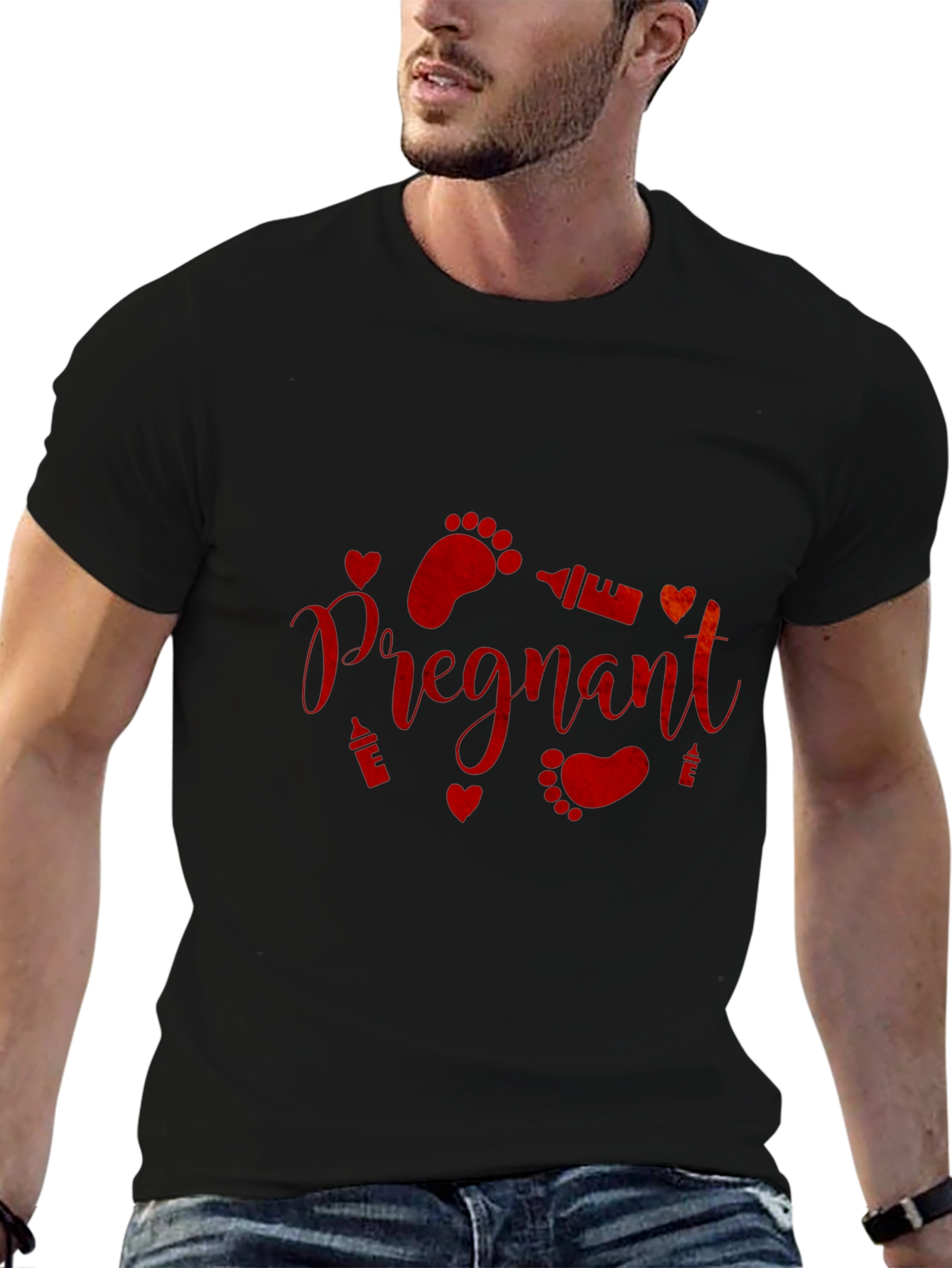 Pregnant Graphic Tee - Baby Shower Gift