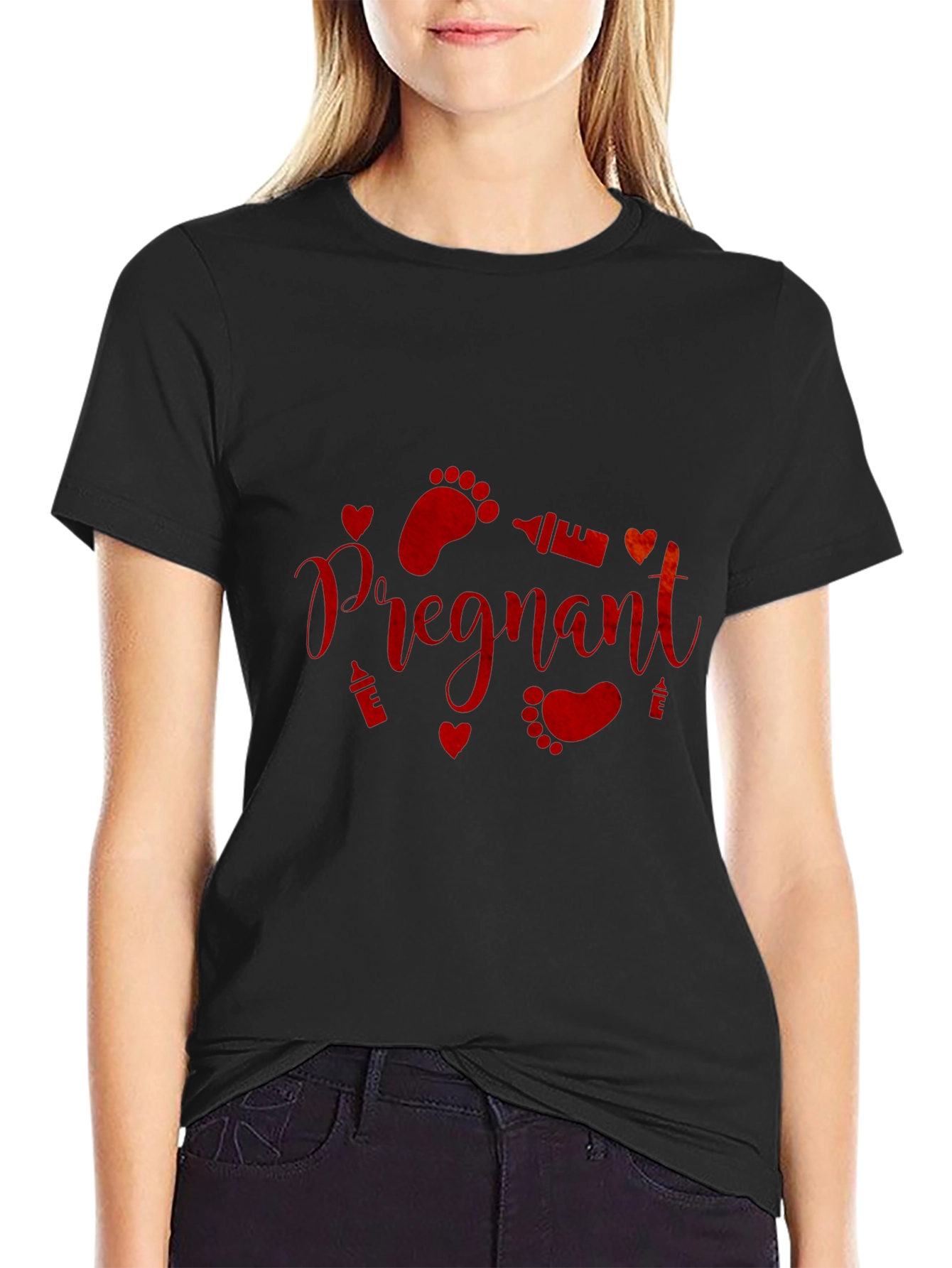 Pregnant Graphic Tee - Baby Shower Gift