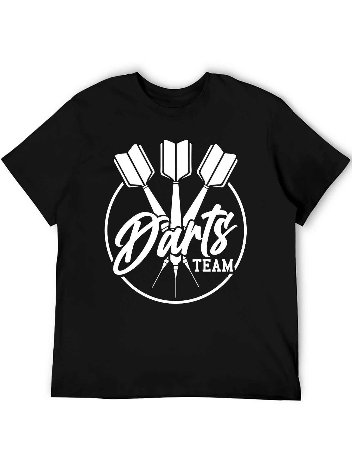 Darts Team Black Graphic T-Shirt