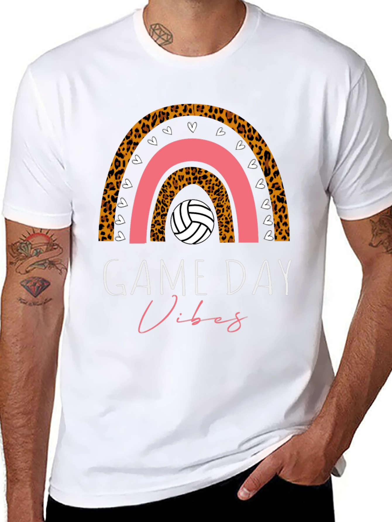Game Day Vibes Volleyball Graphic Tee