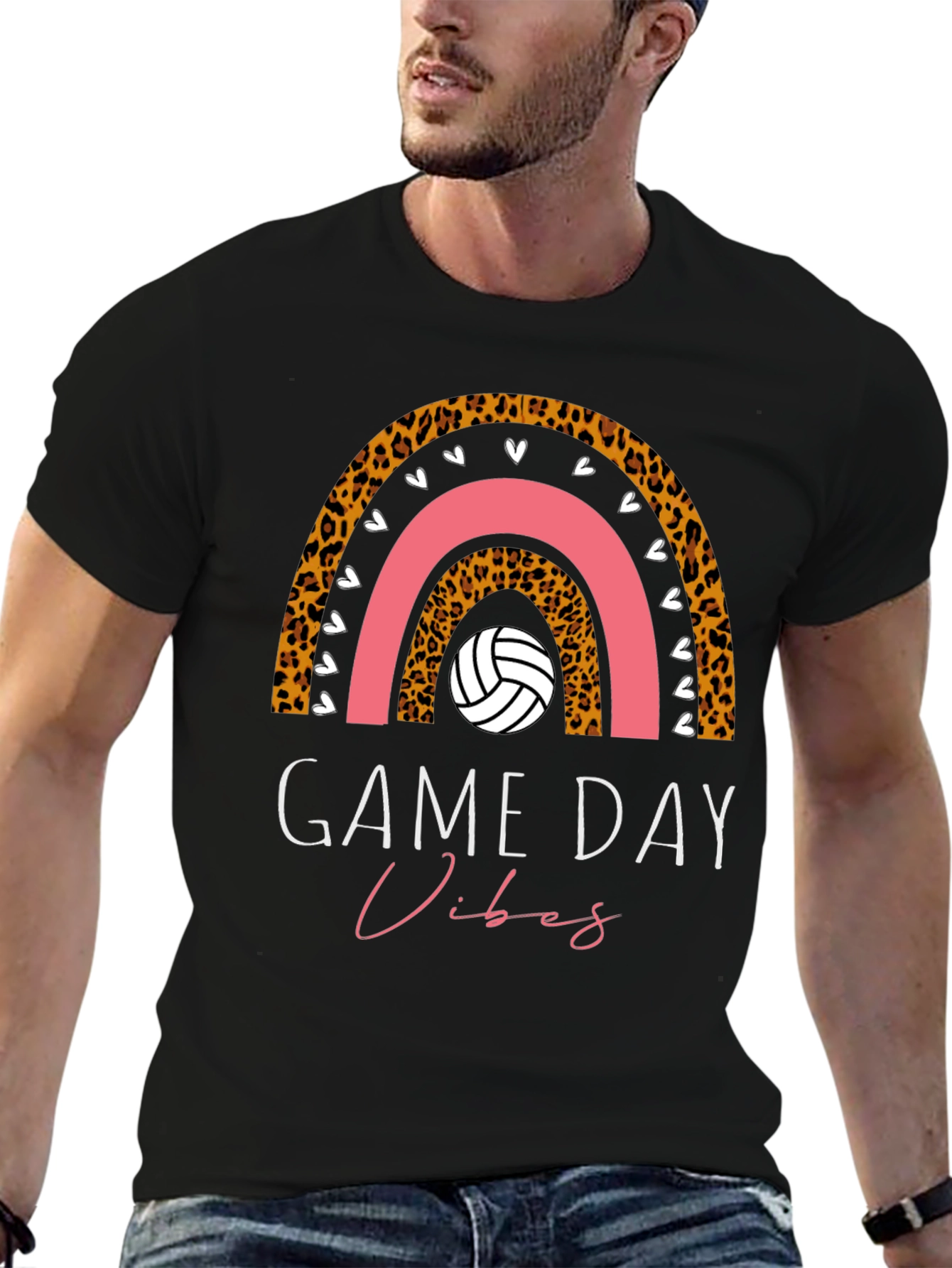 Game Day Vibes Volleyball Graphic Tee