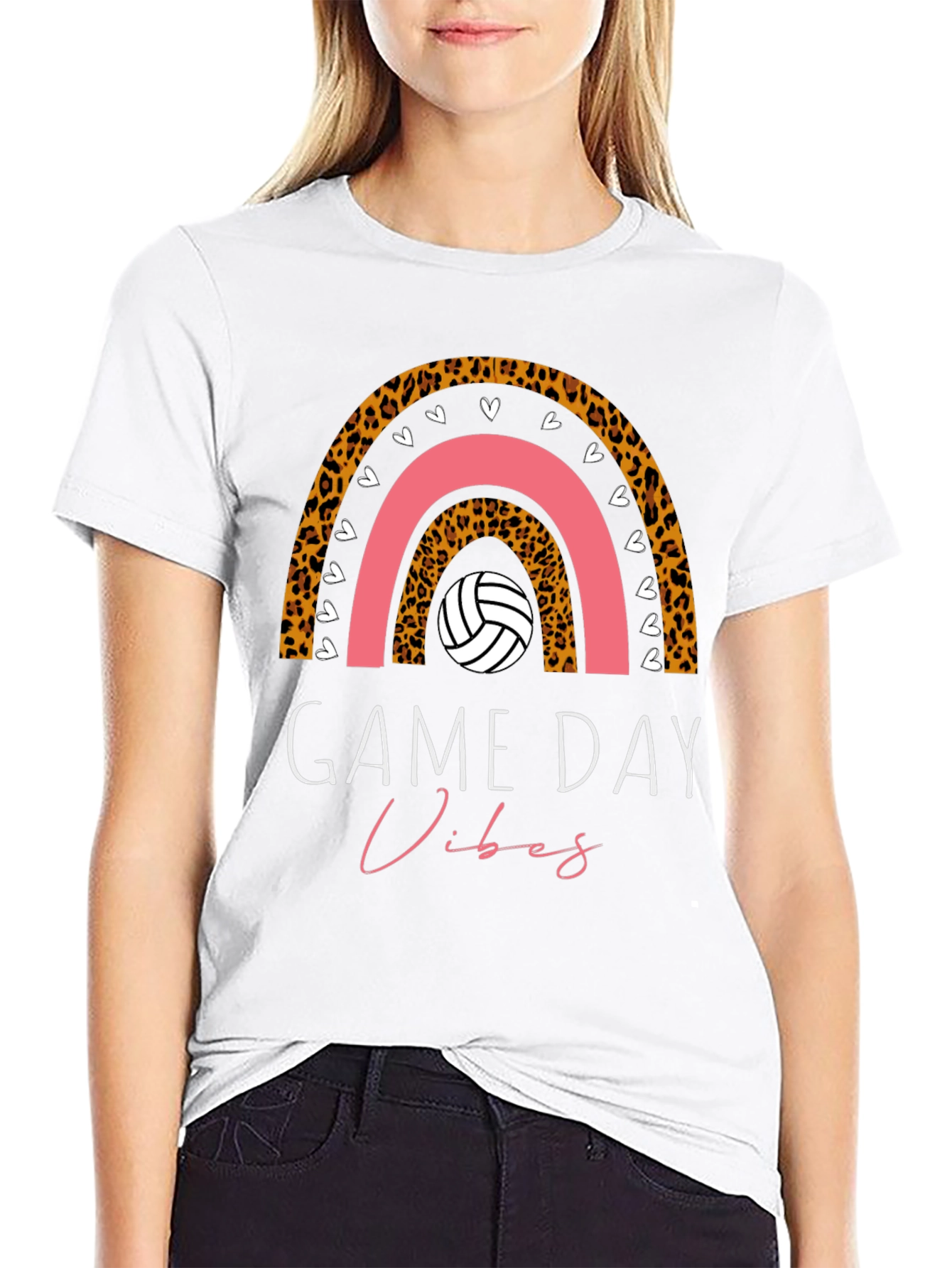 Game Day Vibes Volleyball Graphic Tee