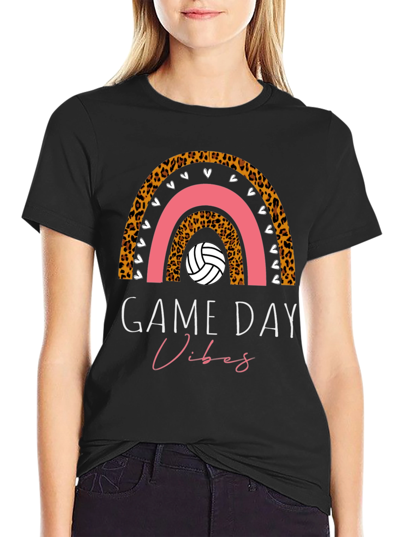 Game Day Vibes Volleyball Graphic Tee