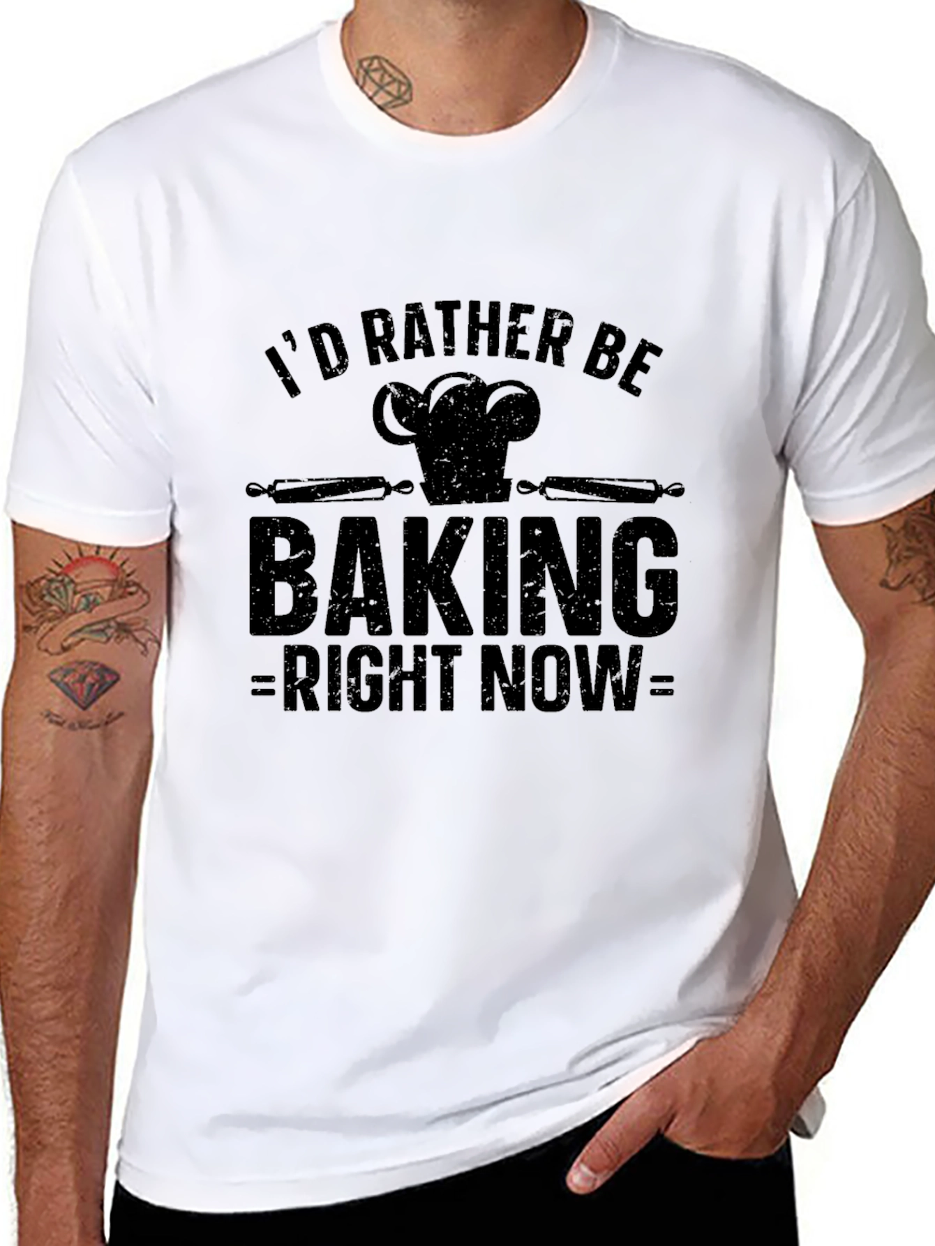 Baking T-Shirt - Id Rather Be Baking Funny Tee