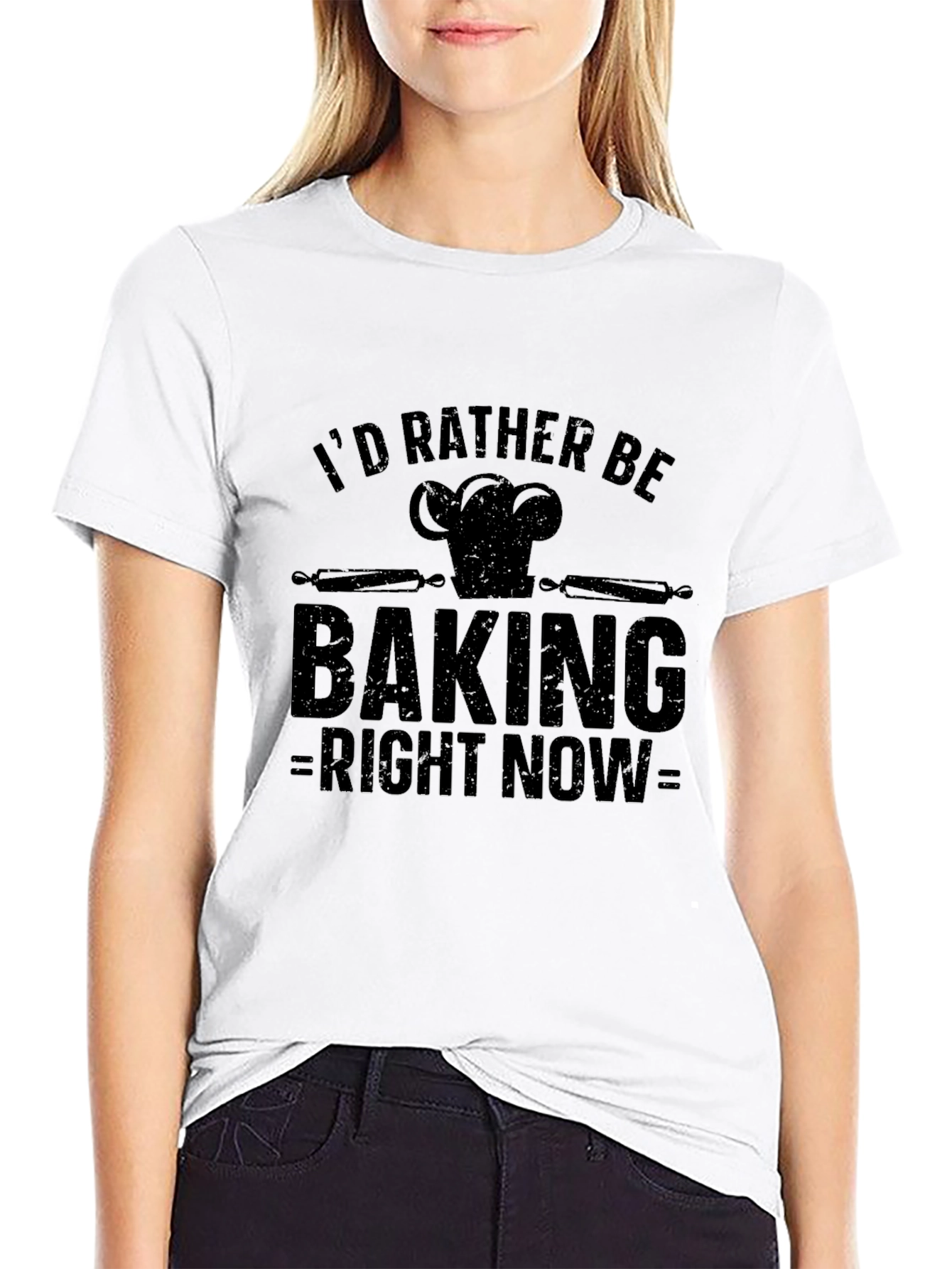 Baking T-Shirt - Id Rather Be Baking Funny Tee