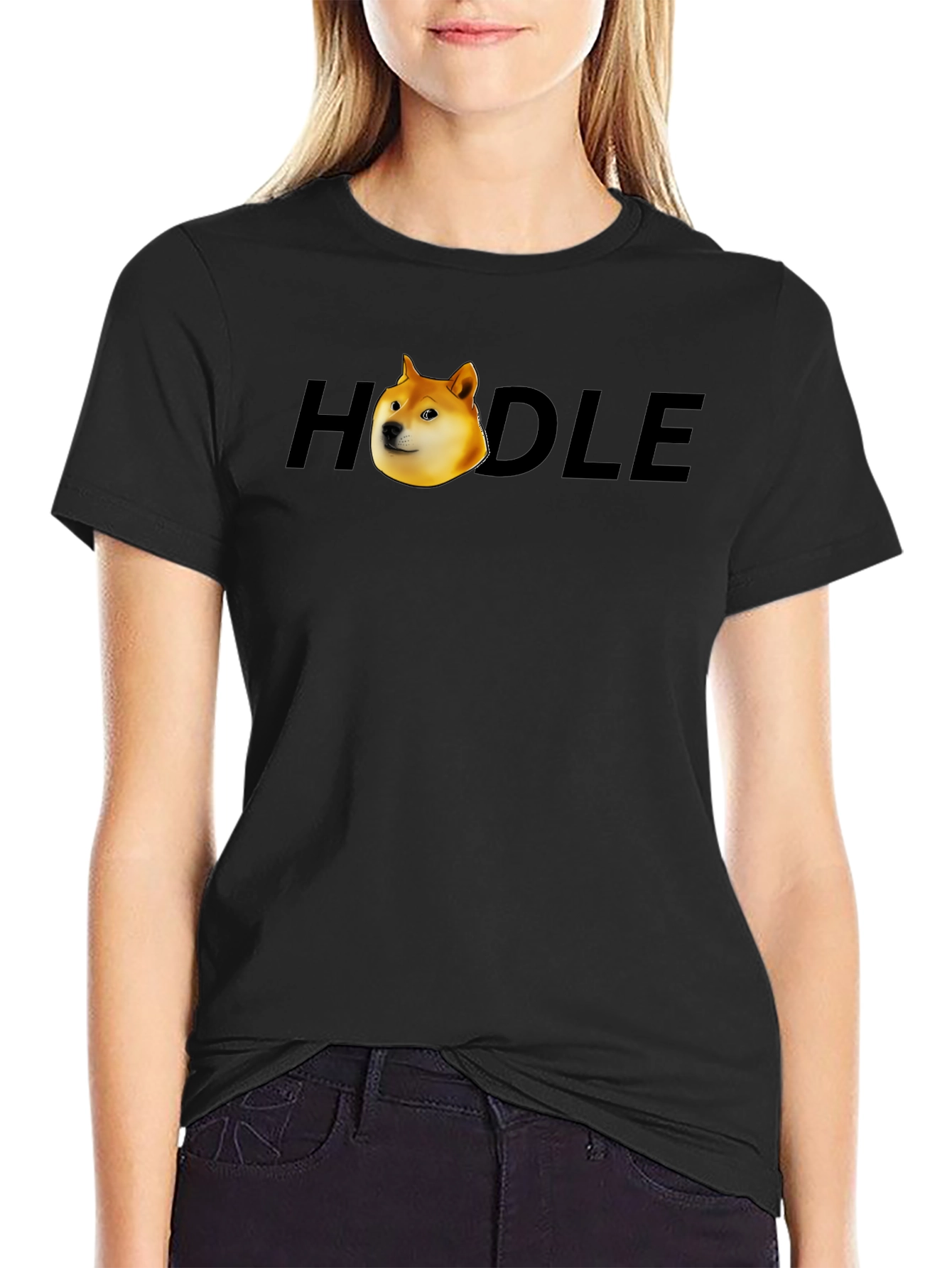 HODLE Doge T-Shirt - Crypto Meme Tee