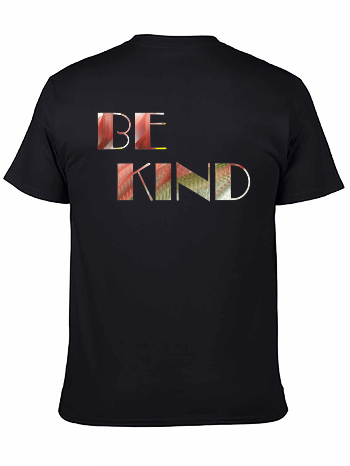 Be Kind Graphic Tee - Black Cotton Casual Shirt