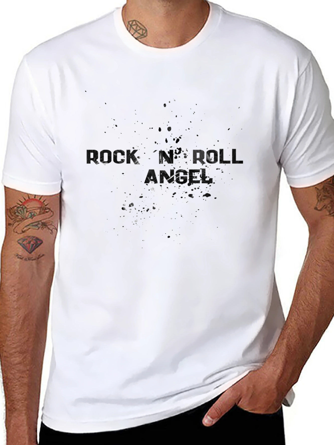 Rock & Roll Attitude Black T-Shirt