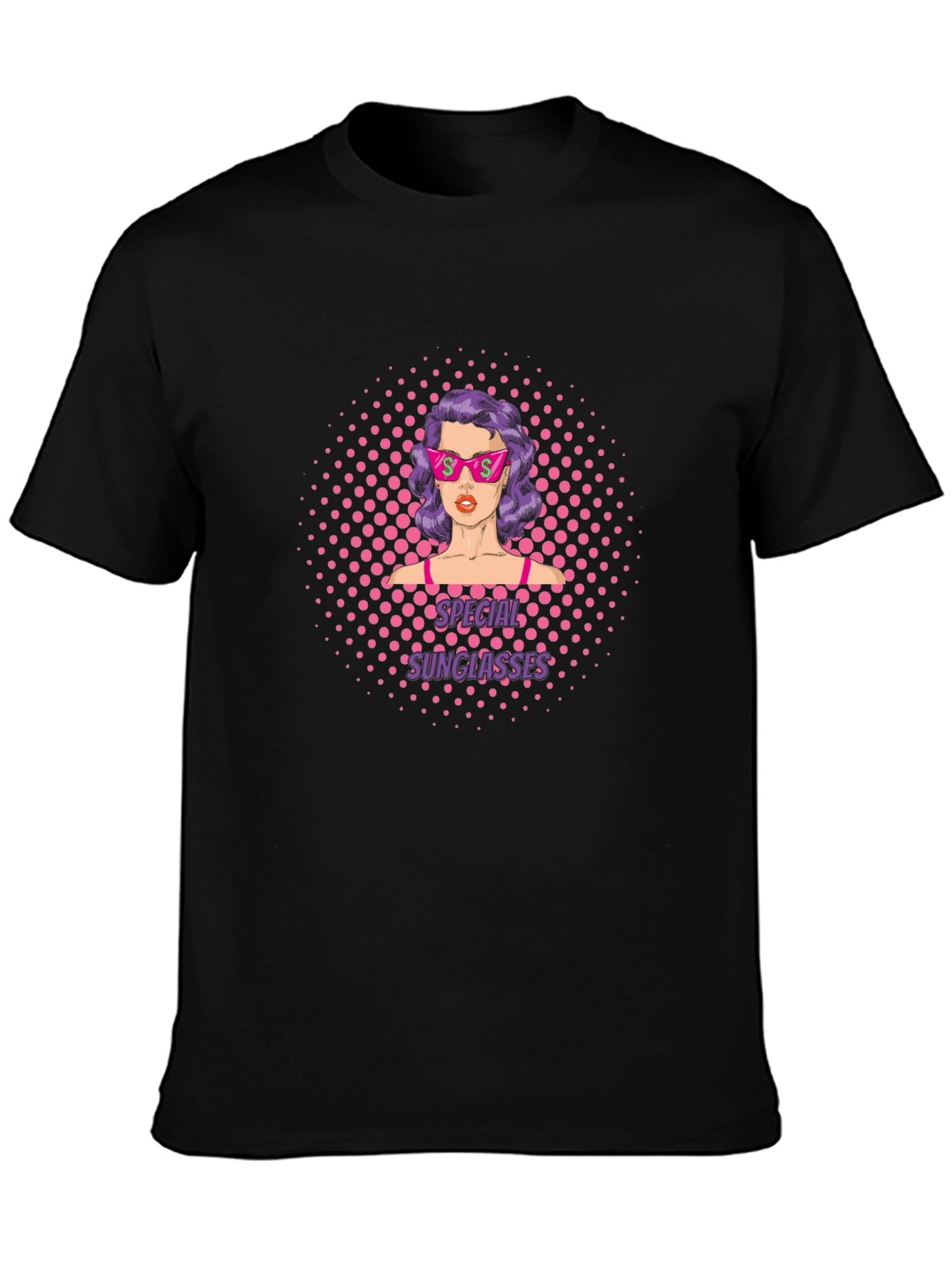 Special Sunglasses T-Shirt: Retro Pop Art Design