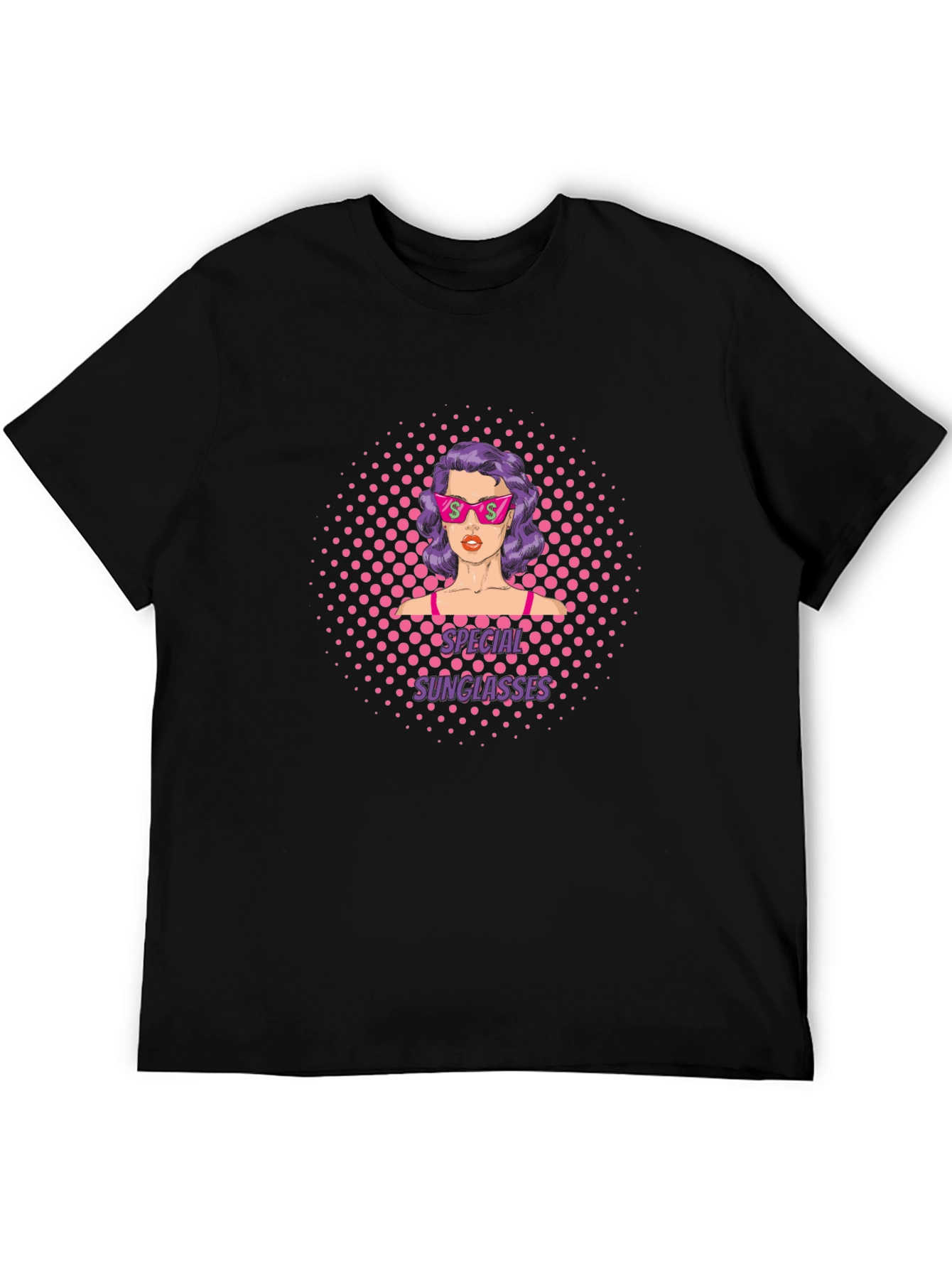 Special Sunglasses T-Shirt: Retro Pop Art Design
