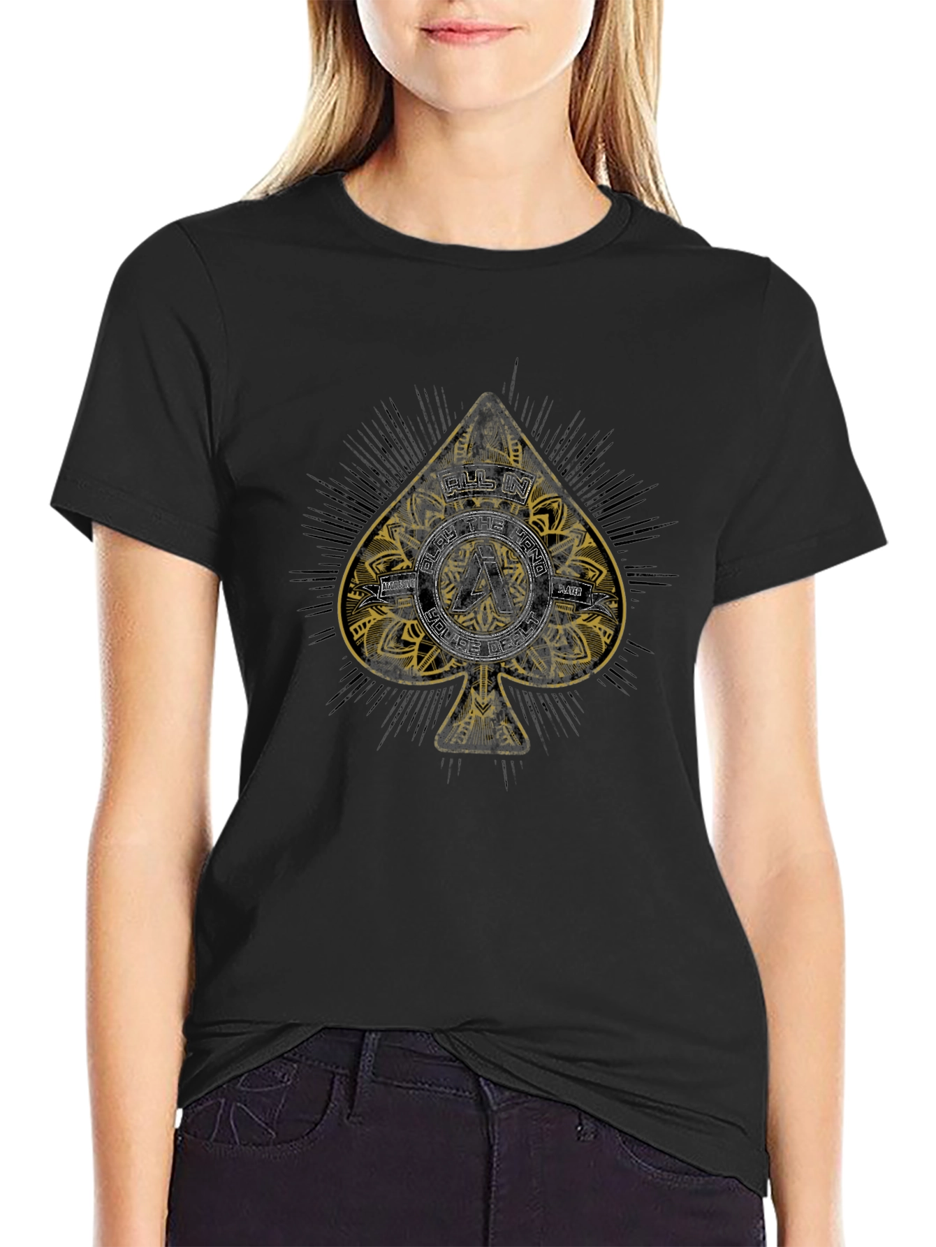 Ace Spade T-Shirt - All In Design