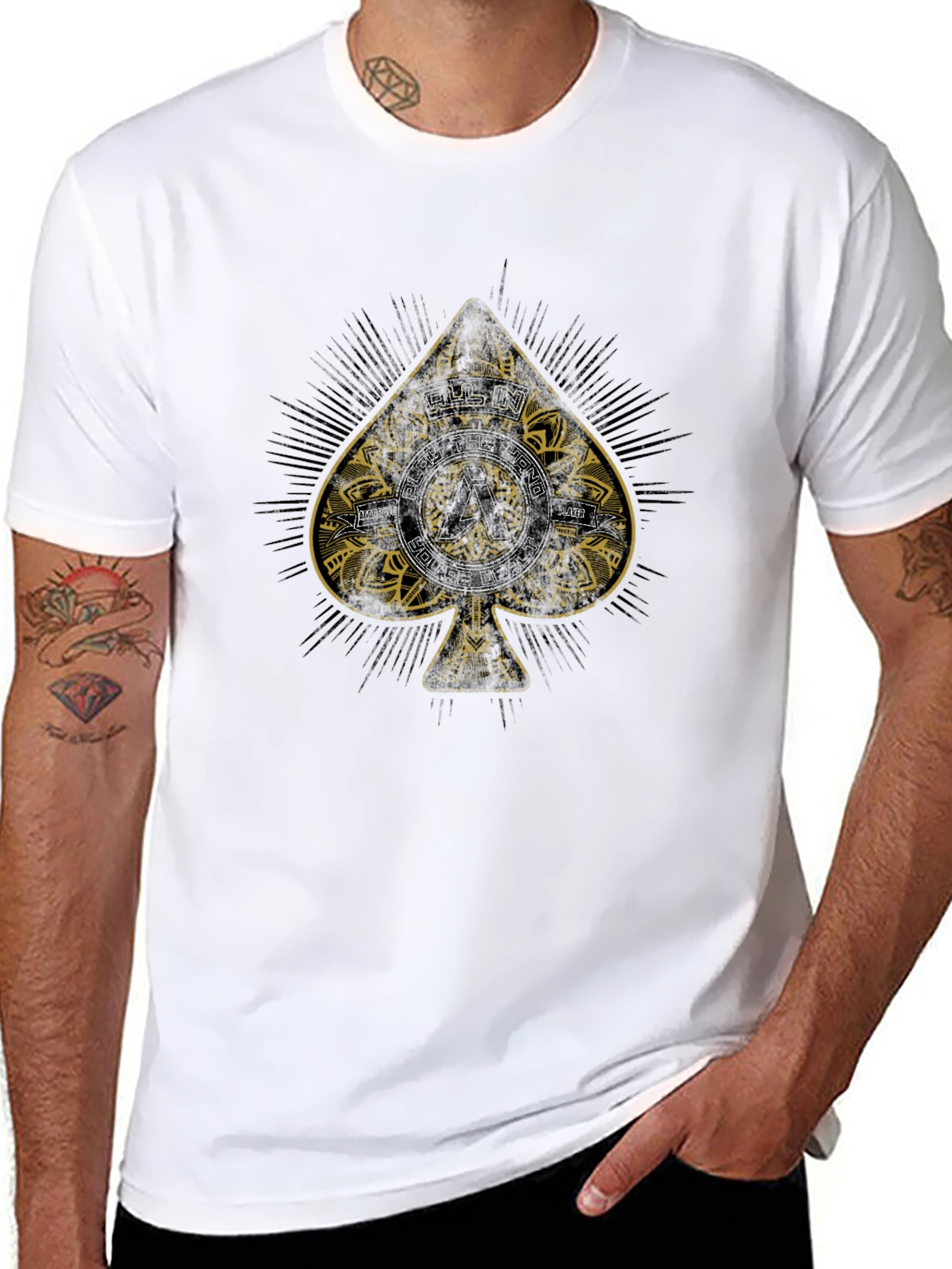Ace Spade T-Shirt - All In Design
