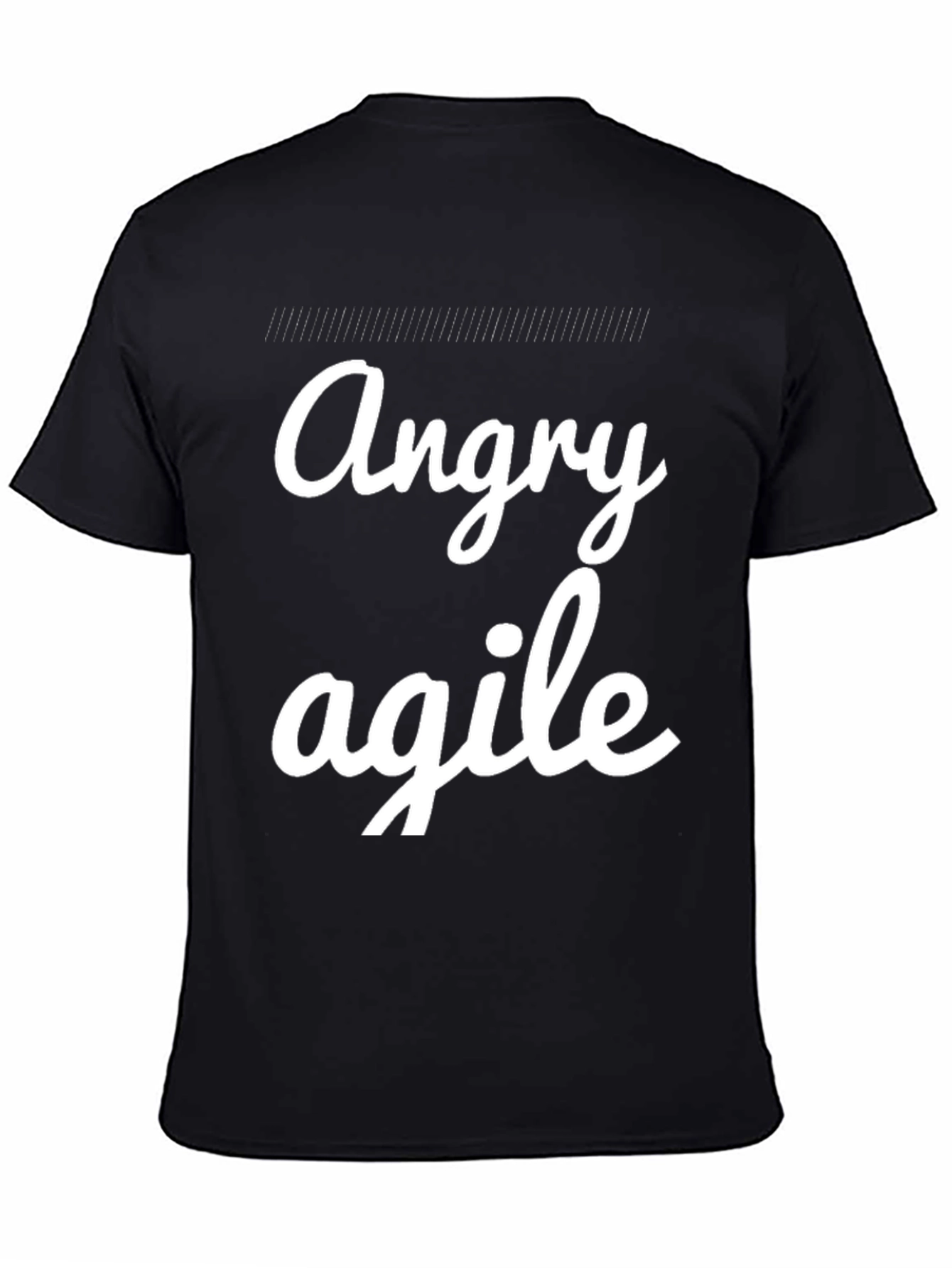 Angry Agile Black Graphic Tee