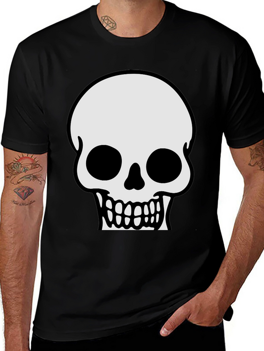Skull Graphic T-Shirt - Classic Halloween Tee