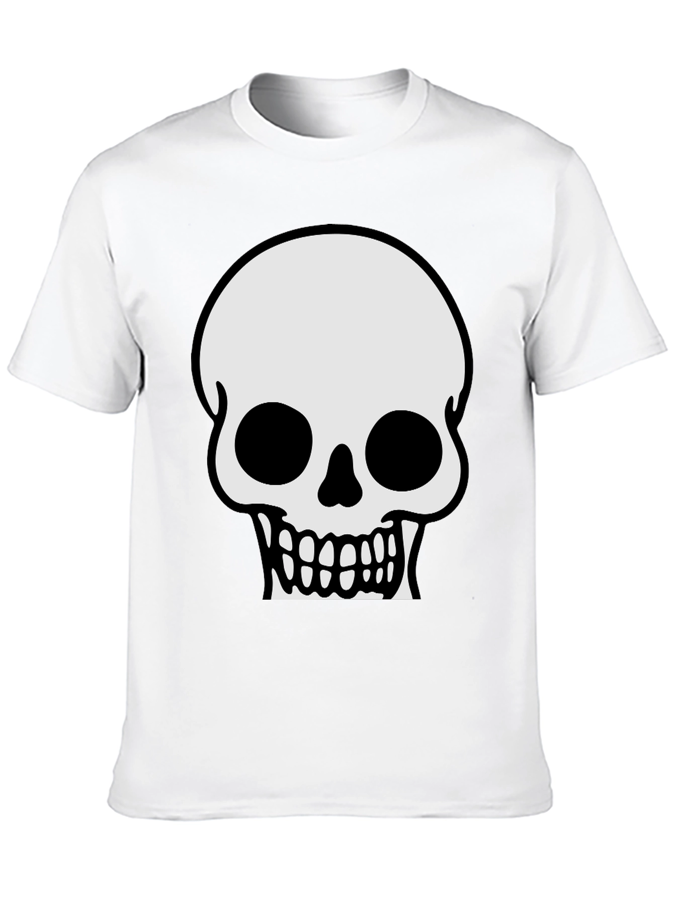 Skull Graphic T-Shirt - Classic Halloween Tee