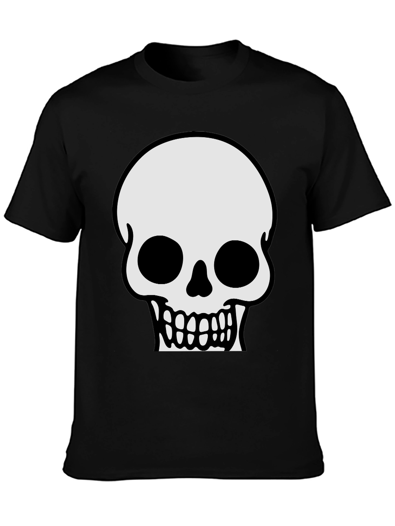 Skull Graphic T-Shirt - Classic Halloween Tee