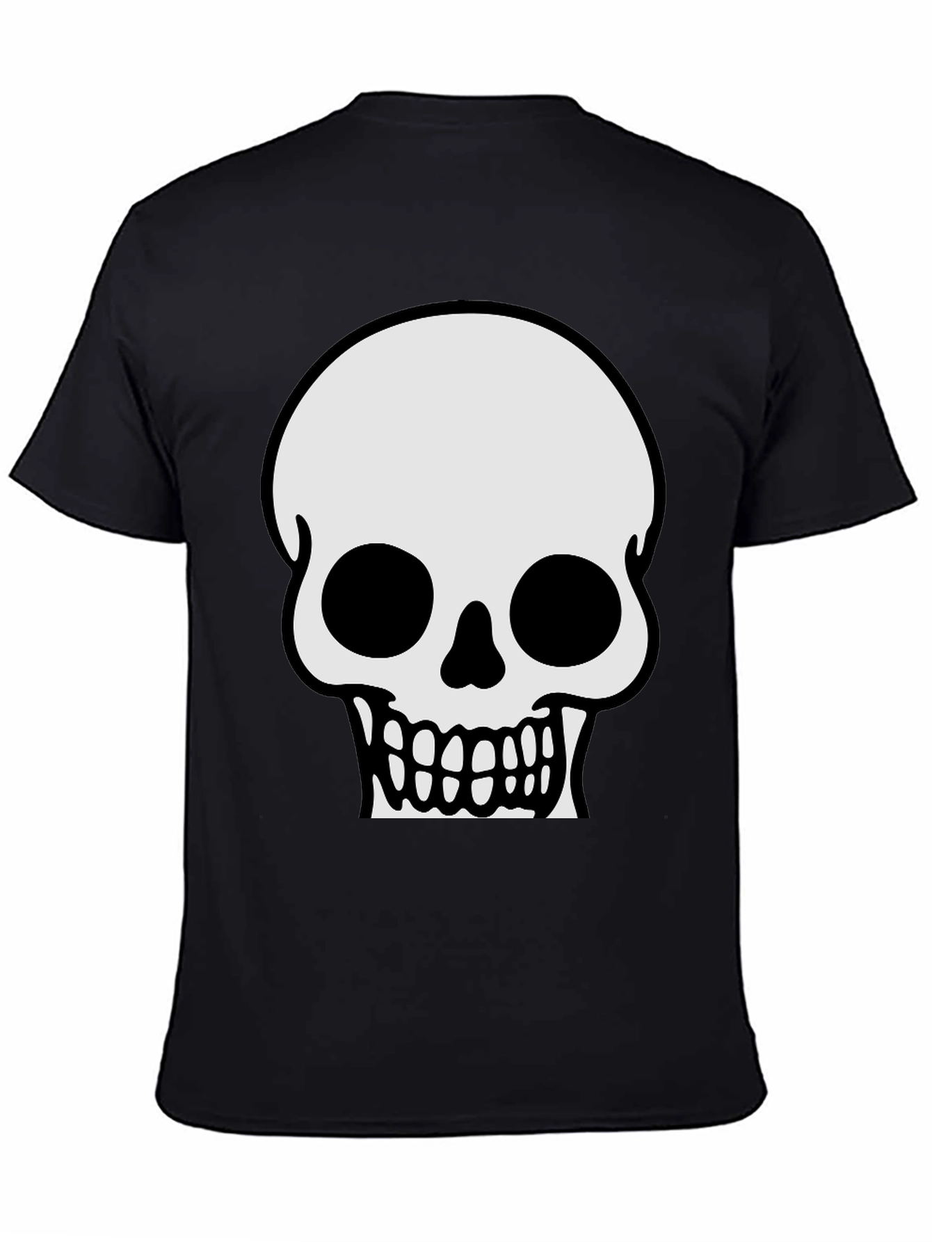Skull Graphic T-Shirt - Classic Halloween Tee