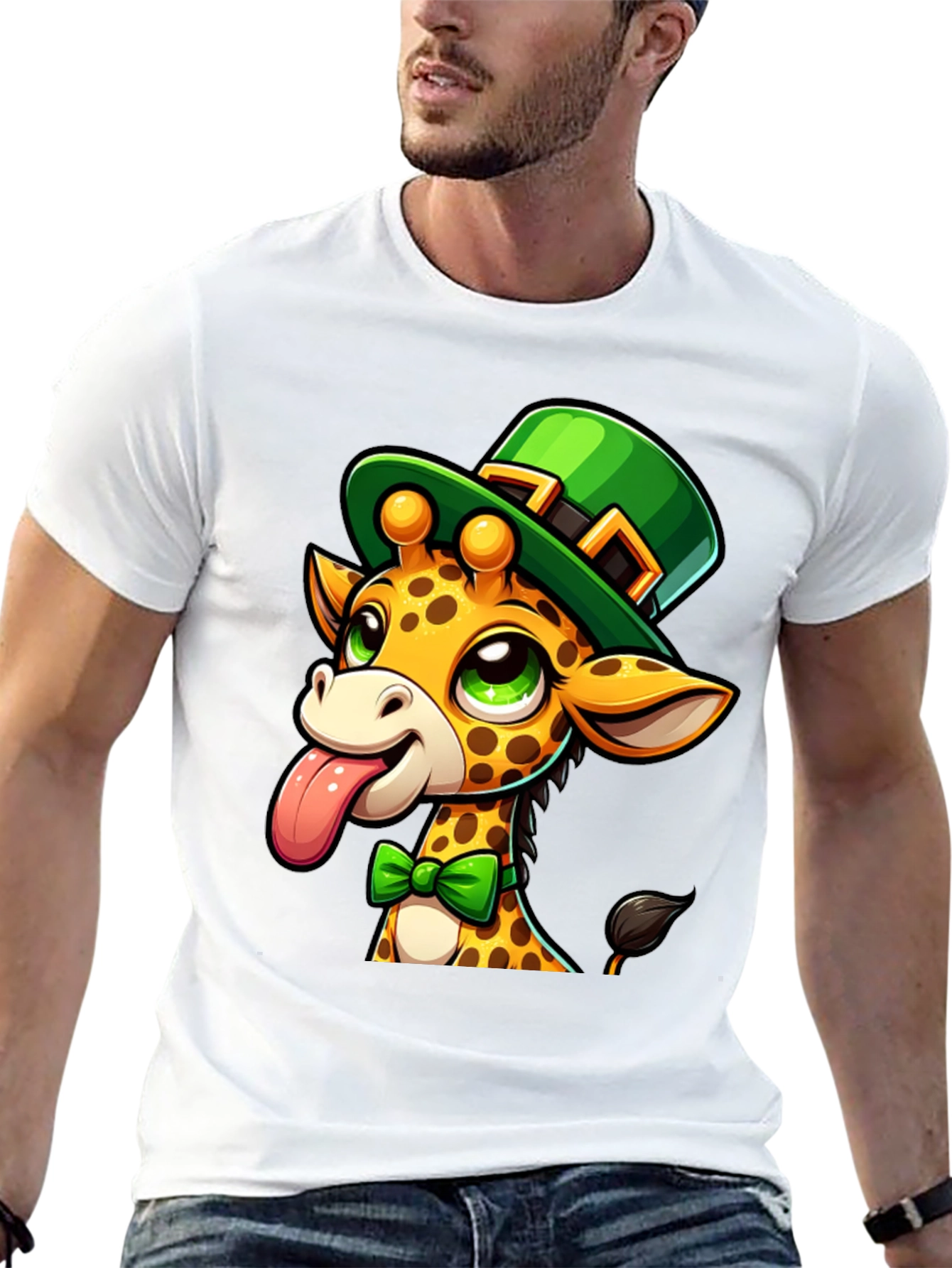 St. Patricks Day Giraffe T-Shirt