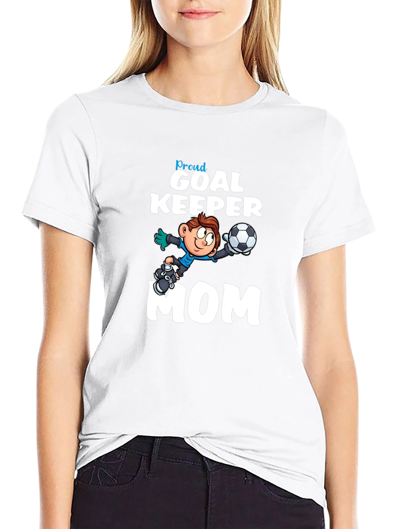 Proud Goalkeeper Mom T-Shirt