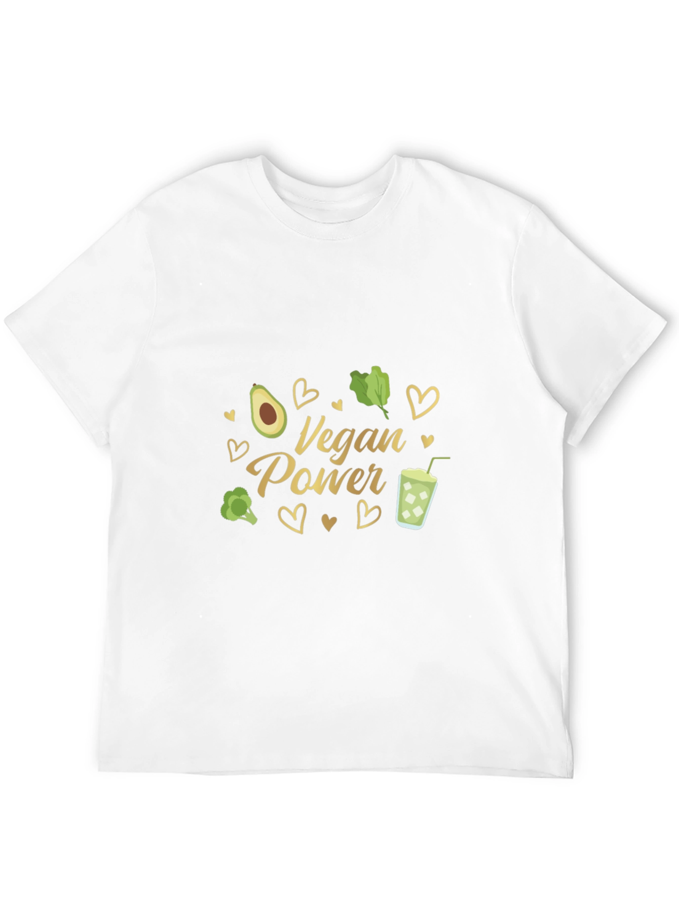 Vegan Power Graphic T-Shirt - Black