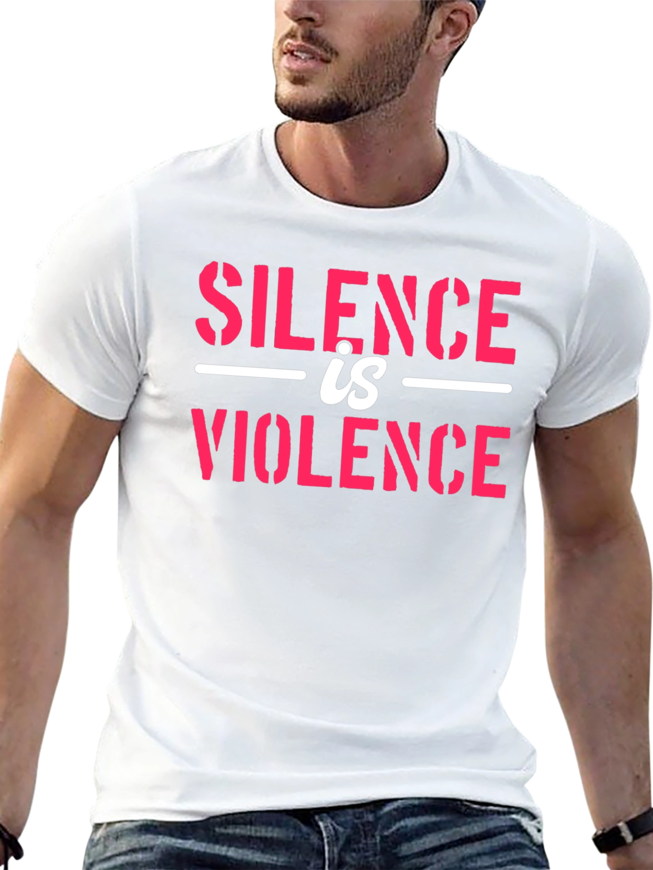Silence is Violence Graphic Tee - Black