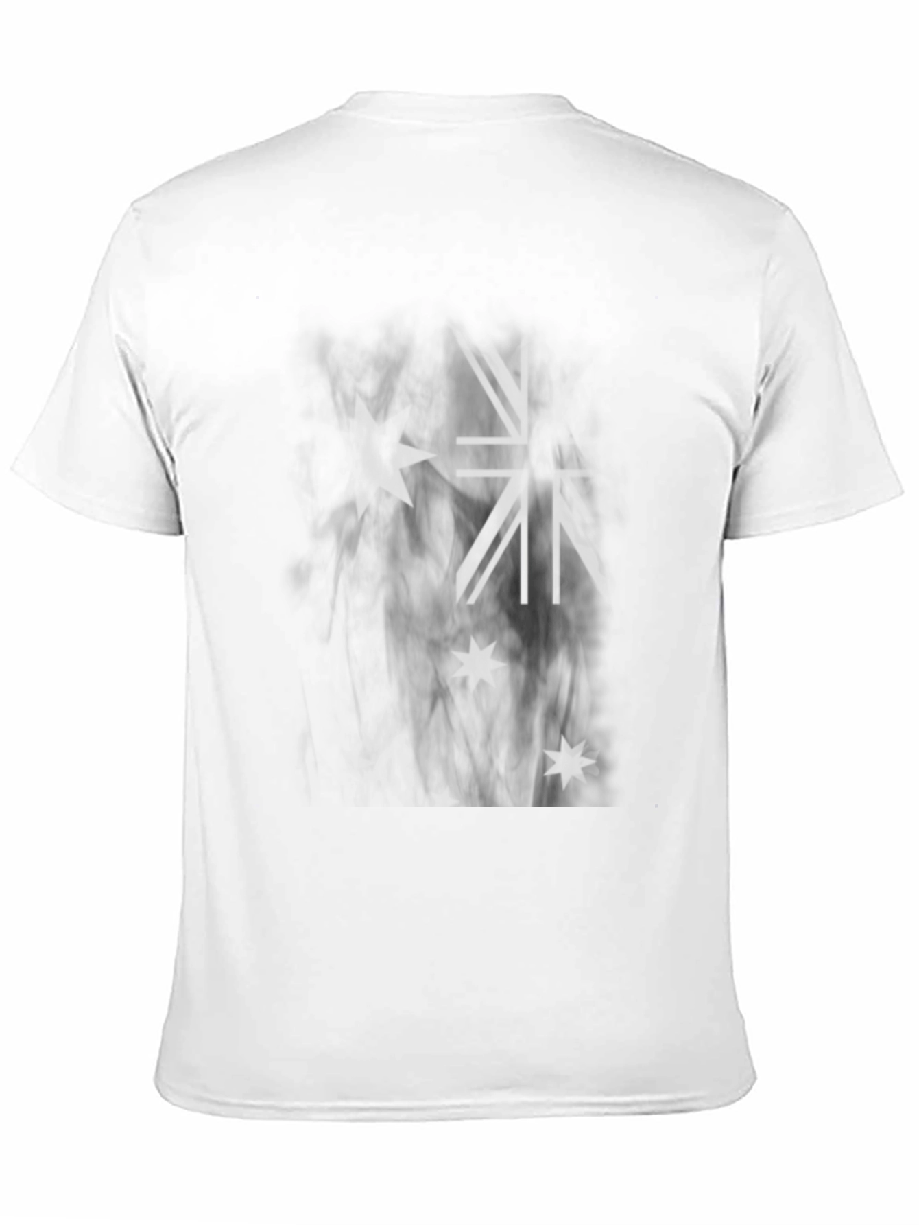 Australian Flag T-Shirt: Black Casual Tee