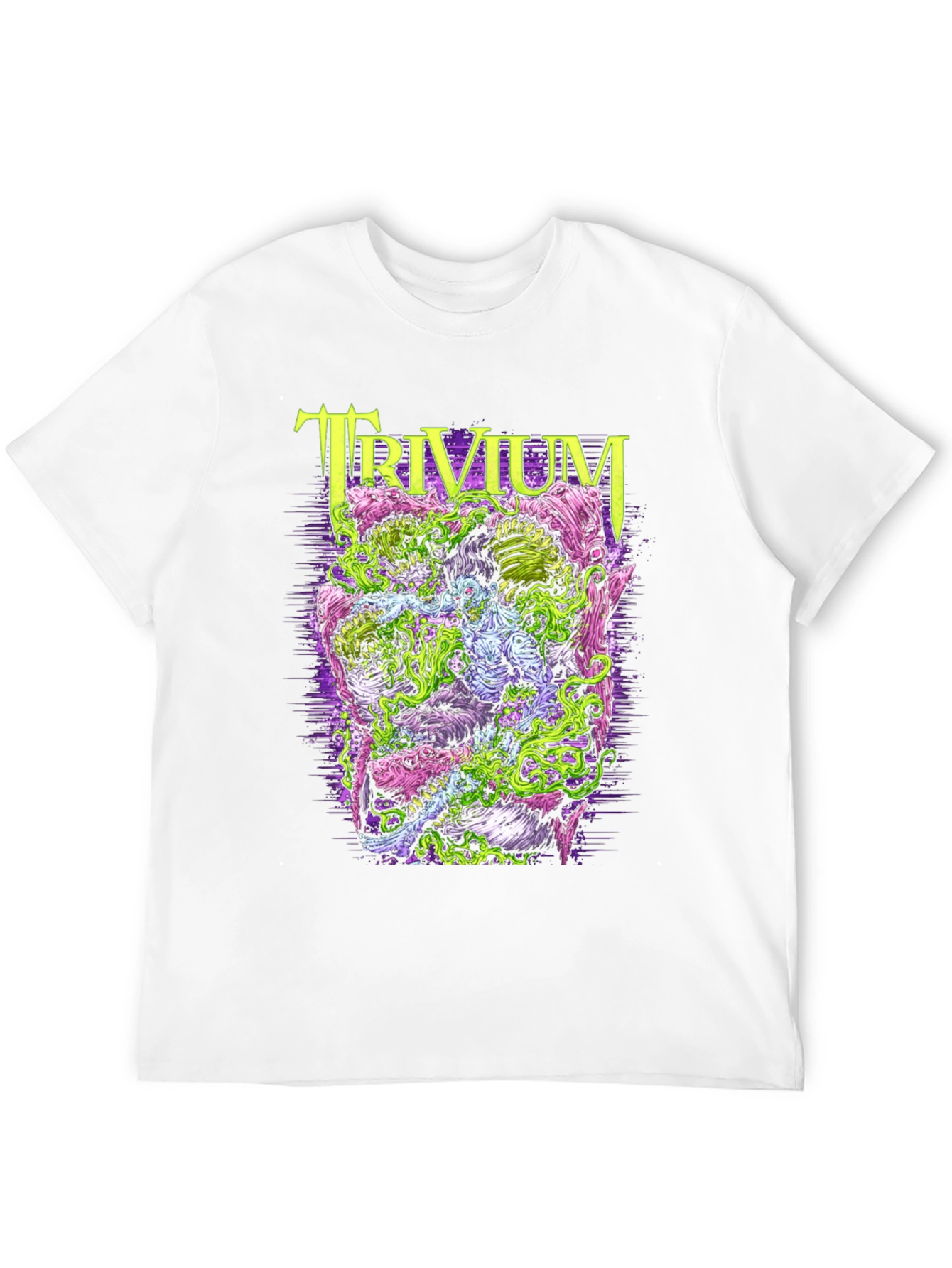 Trivium Band Graphic Print Black T-Shirt