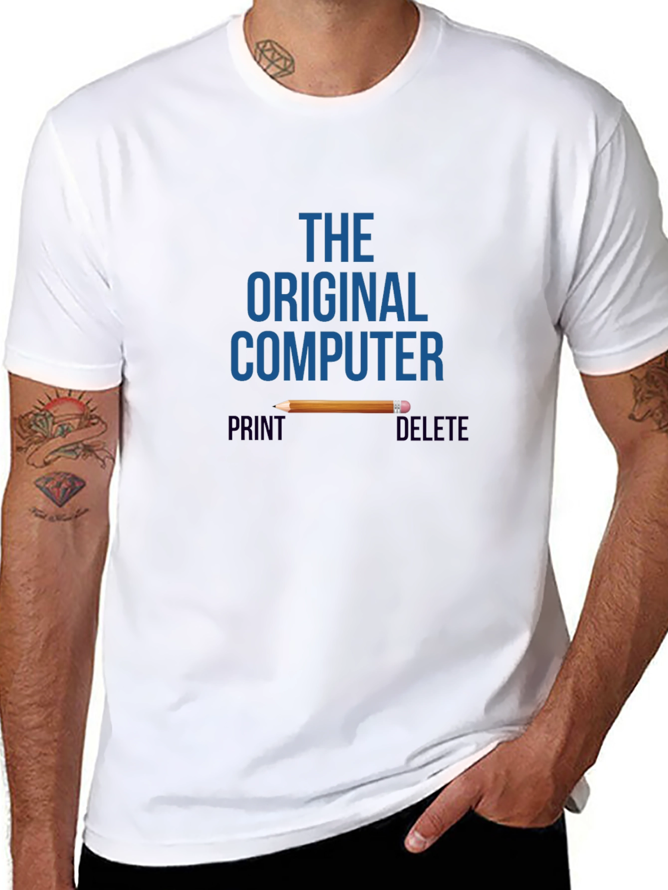 Original Computer T-Shirt - Print & Delete