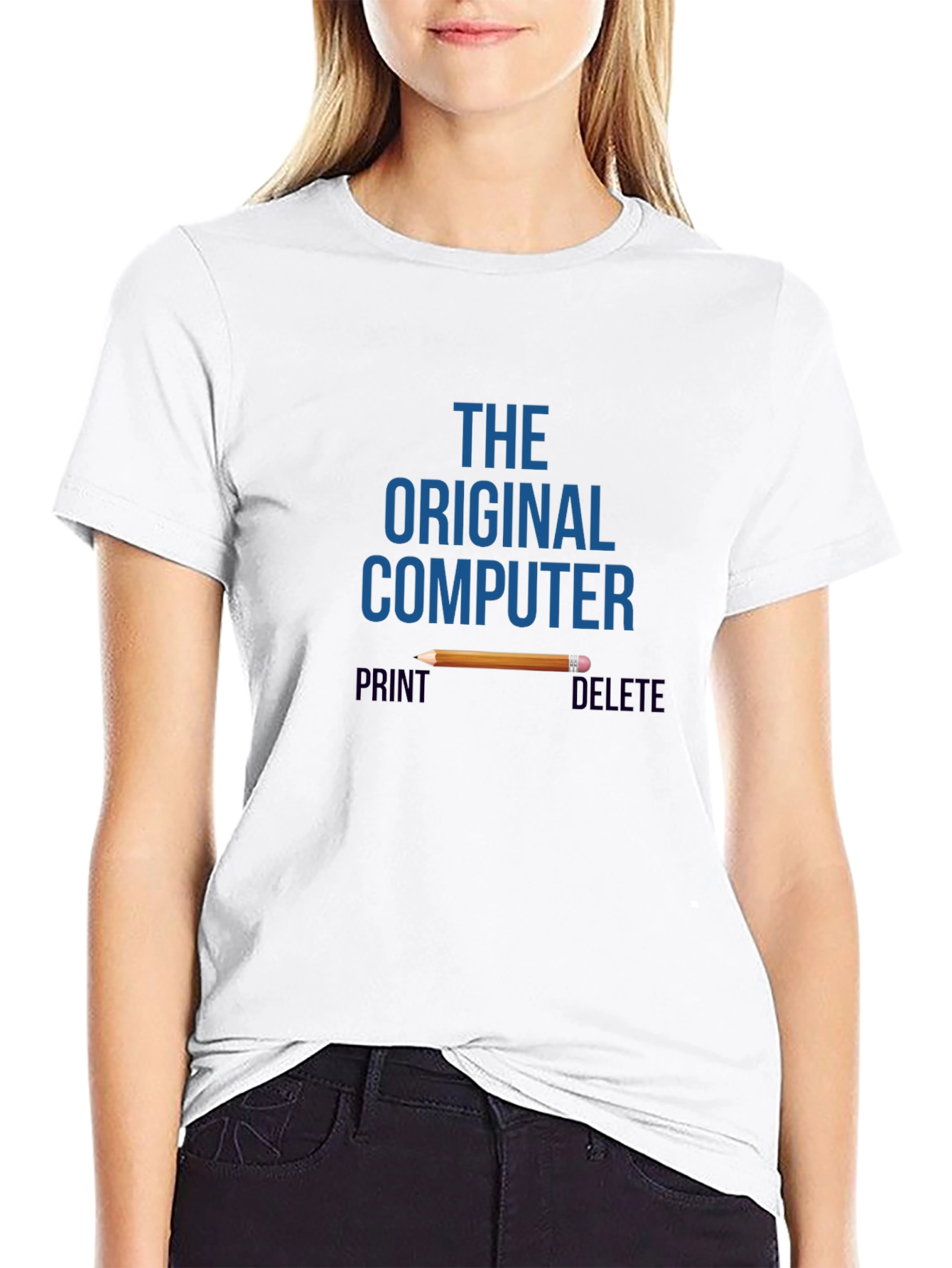 Original Computer T-Shirt - Print & Delete