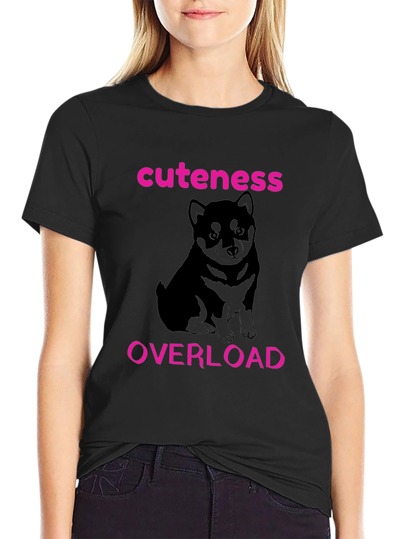 Cuteness Overload Shiba Inu Graphic T-Shirt