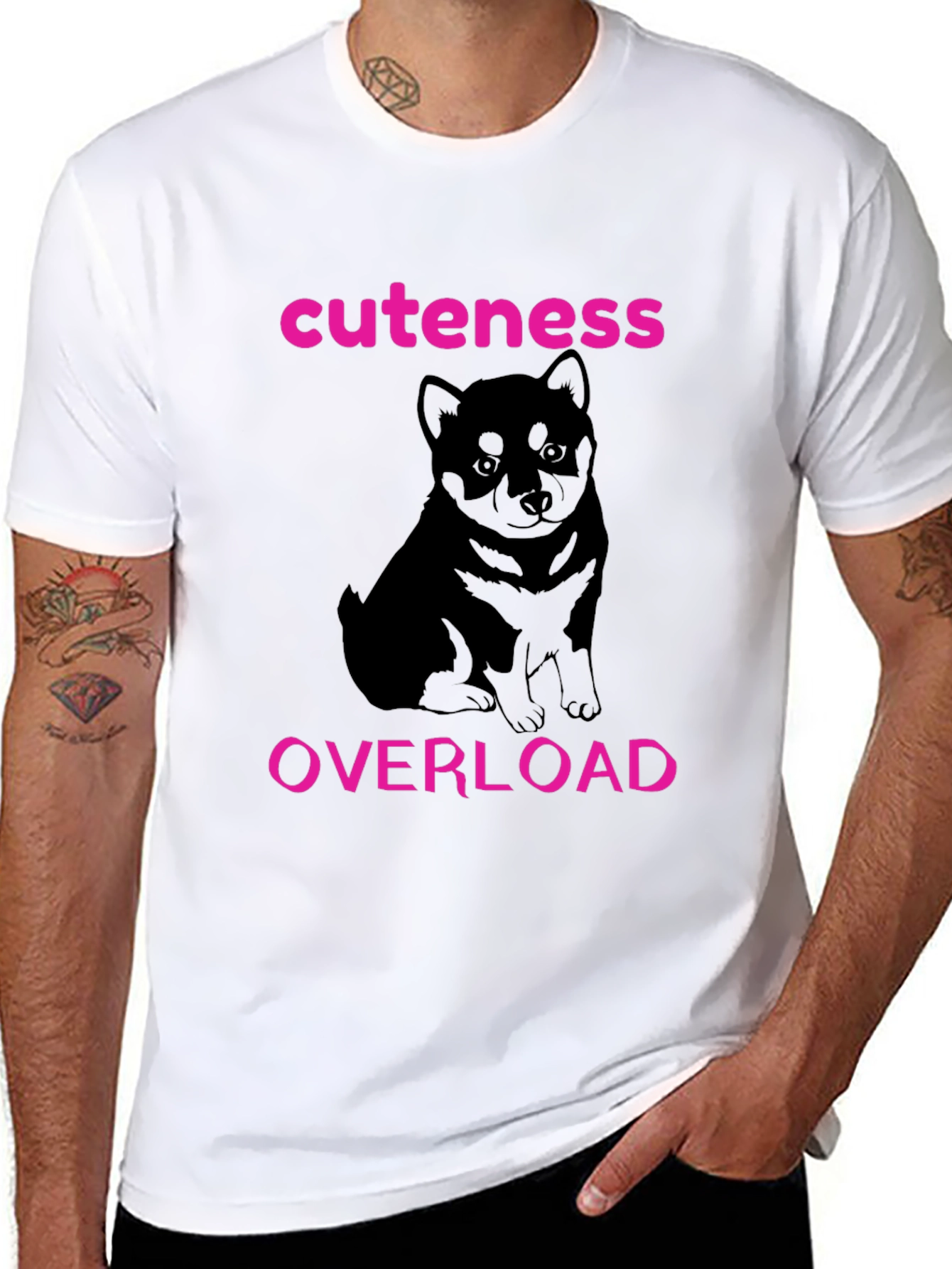 Cuteness Overload Shiba Inu Graphic T-Shirt