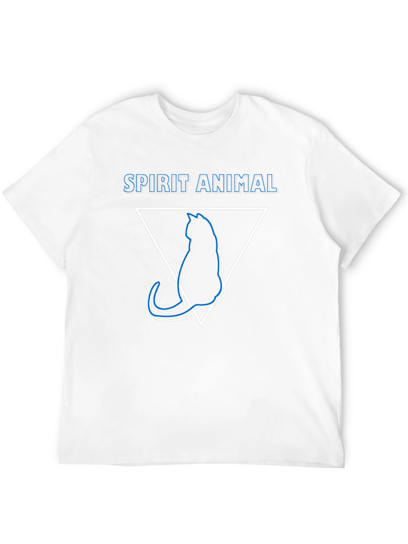 Spirit Animal Cat T-Shirt - Minimalist Design