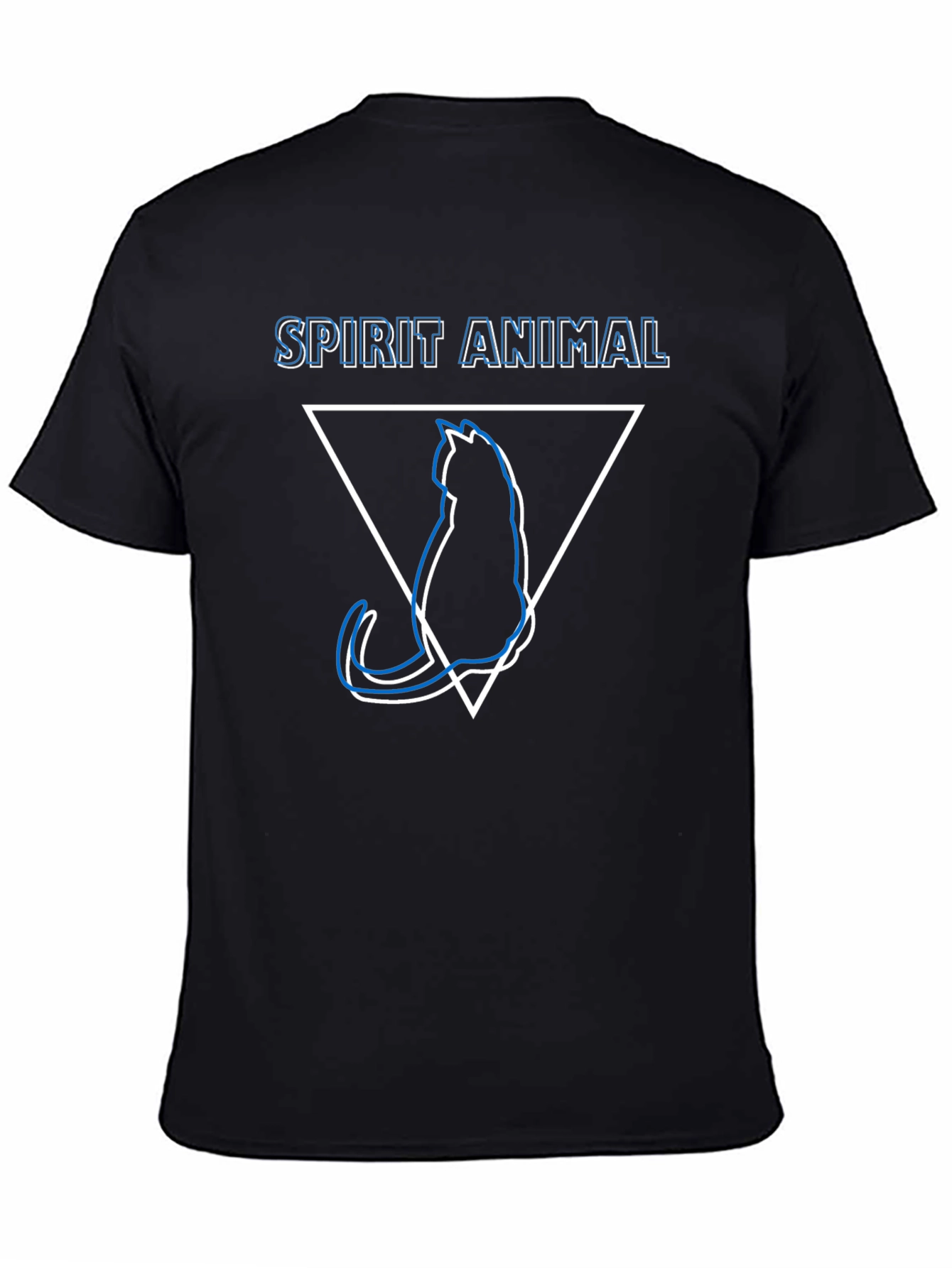 Spirit Animal Cat T-Shirt - Minimalist Design