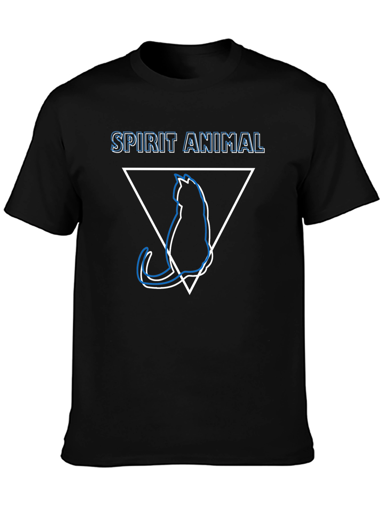 Spirit Animal Cat T-Shirt - Minimalist Design