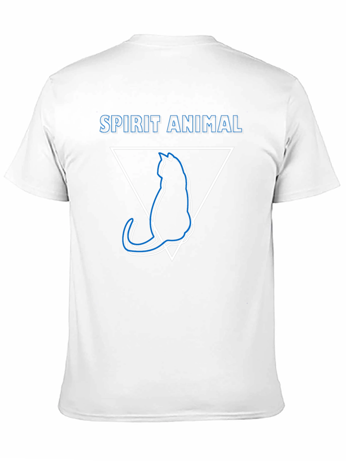 Spirit Animal Cat T-Shirt - Minimalist Design
