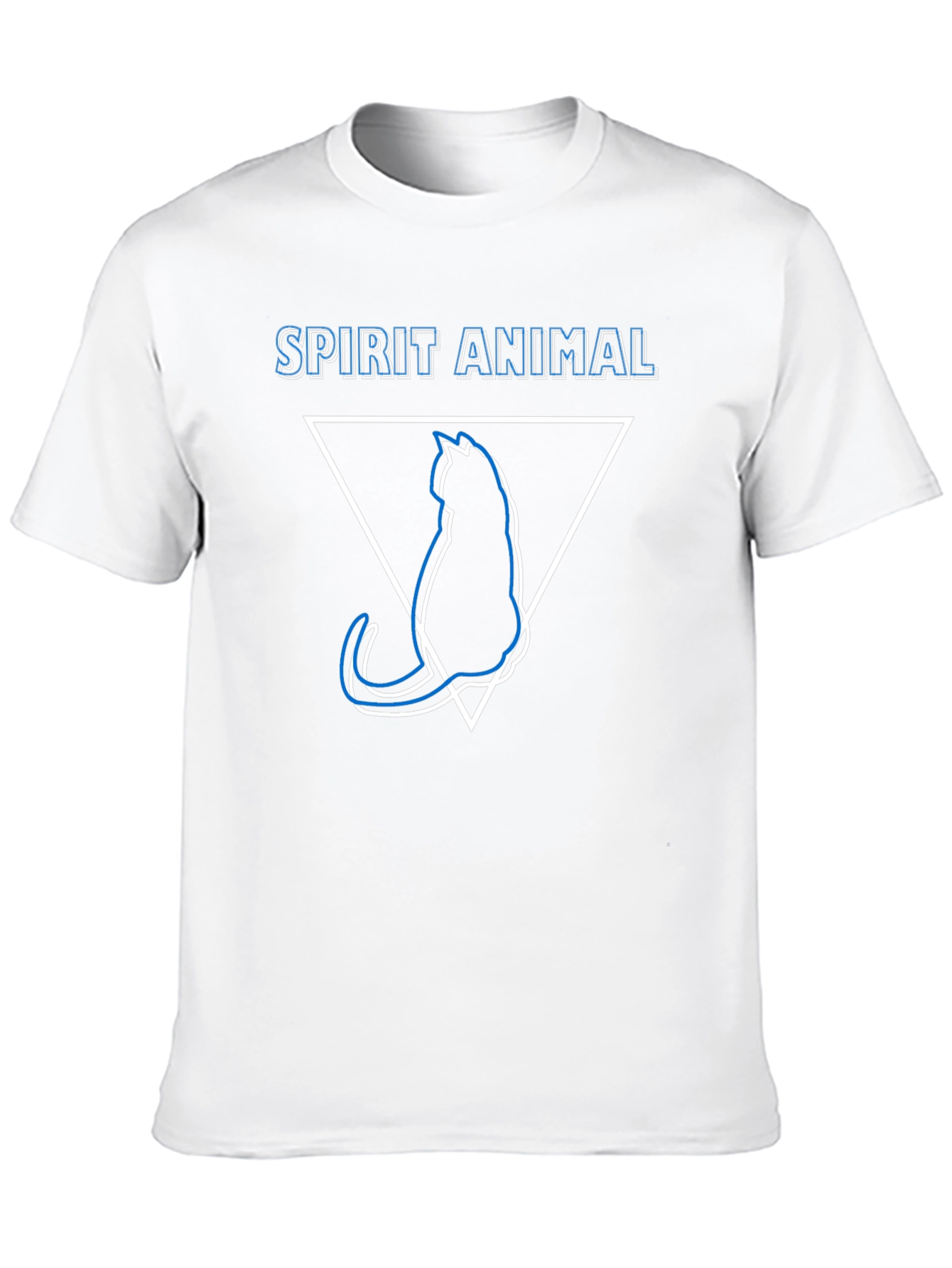 Spirit Animal Cat T-Shirt - Minimalist Design