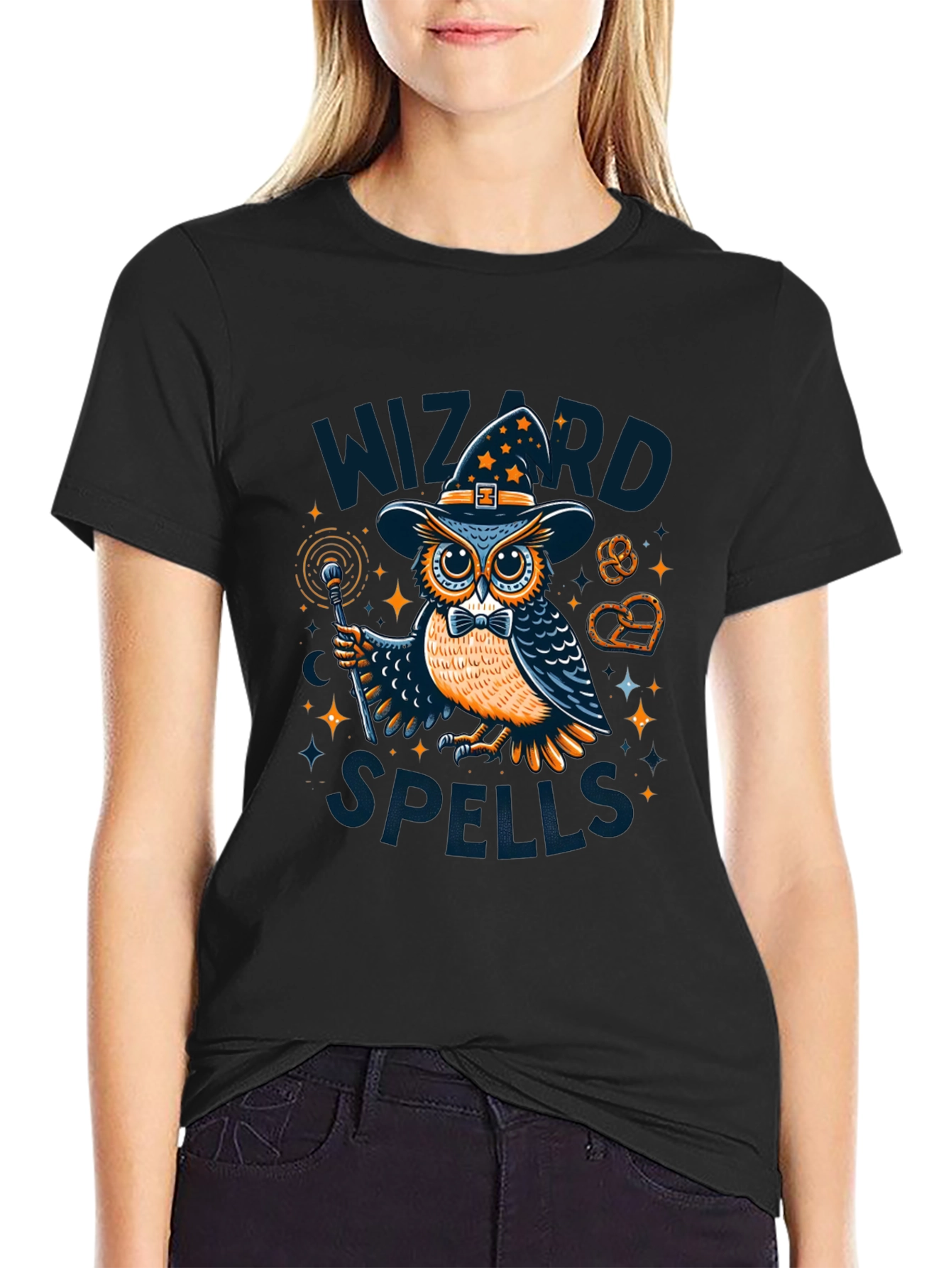 Wizard Owl T-Shirt - Spells & Magic