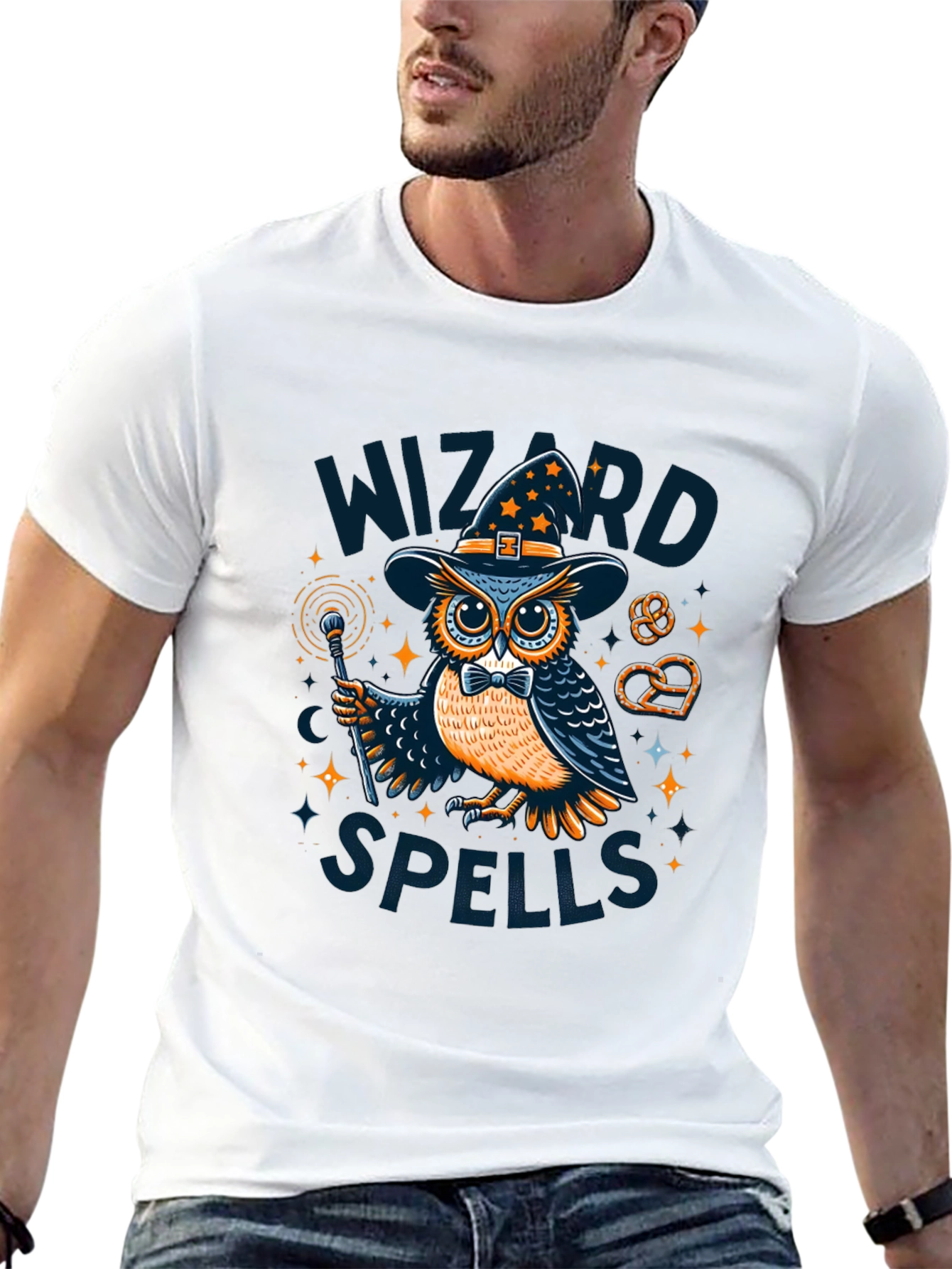 Wizard Owl T-Shirt - Spells & Magic