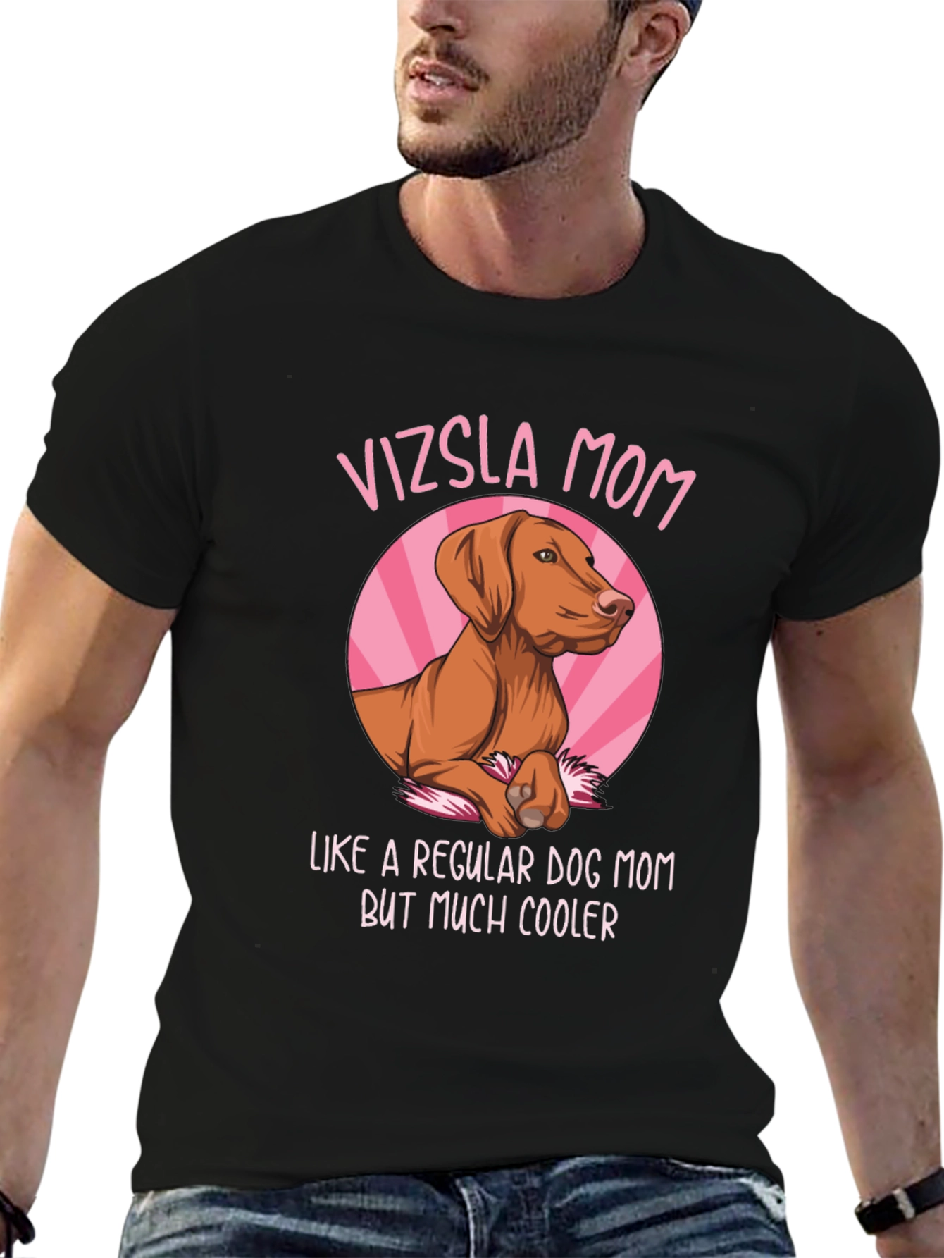 Vizsla Mom T-Shirt - Dog Lover Apparel