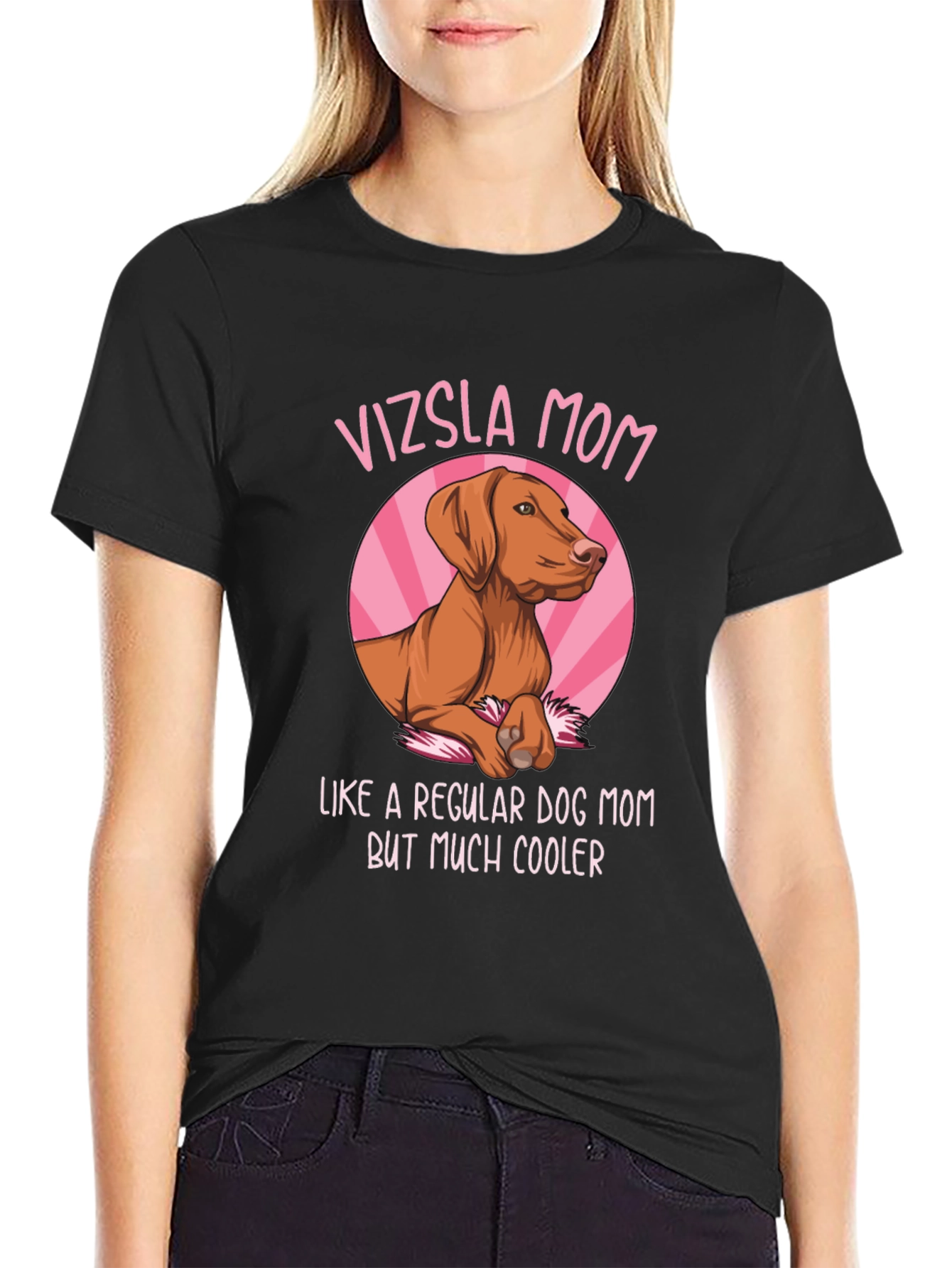 Vizsla Mom T-Shirt - Dog Lover Apparel